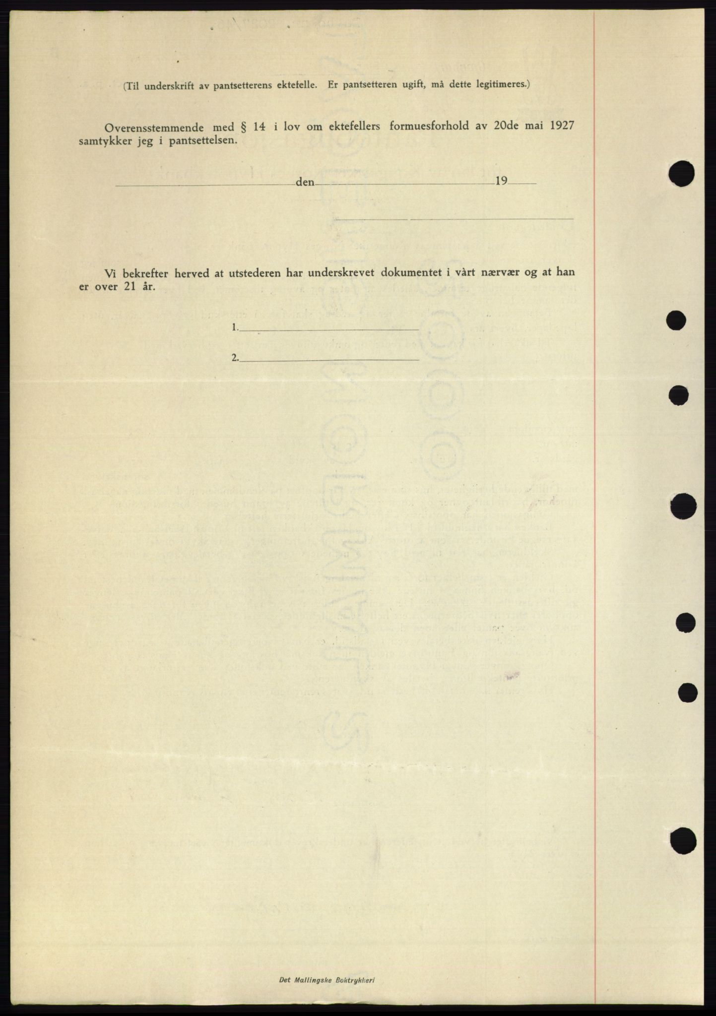 Moss sorenskriveri, SAO/A-10168: Mortgage book no. B15, 1946-1946, Diary no: : 2027/1946