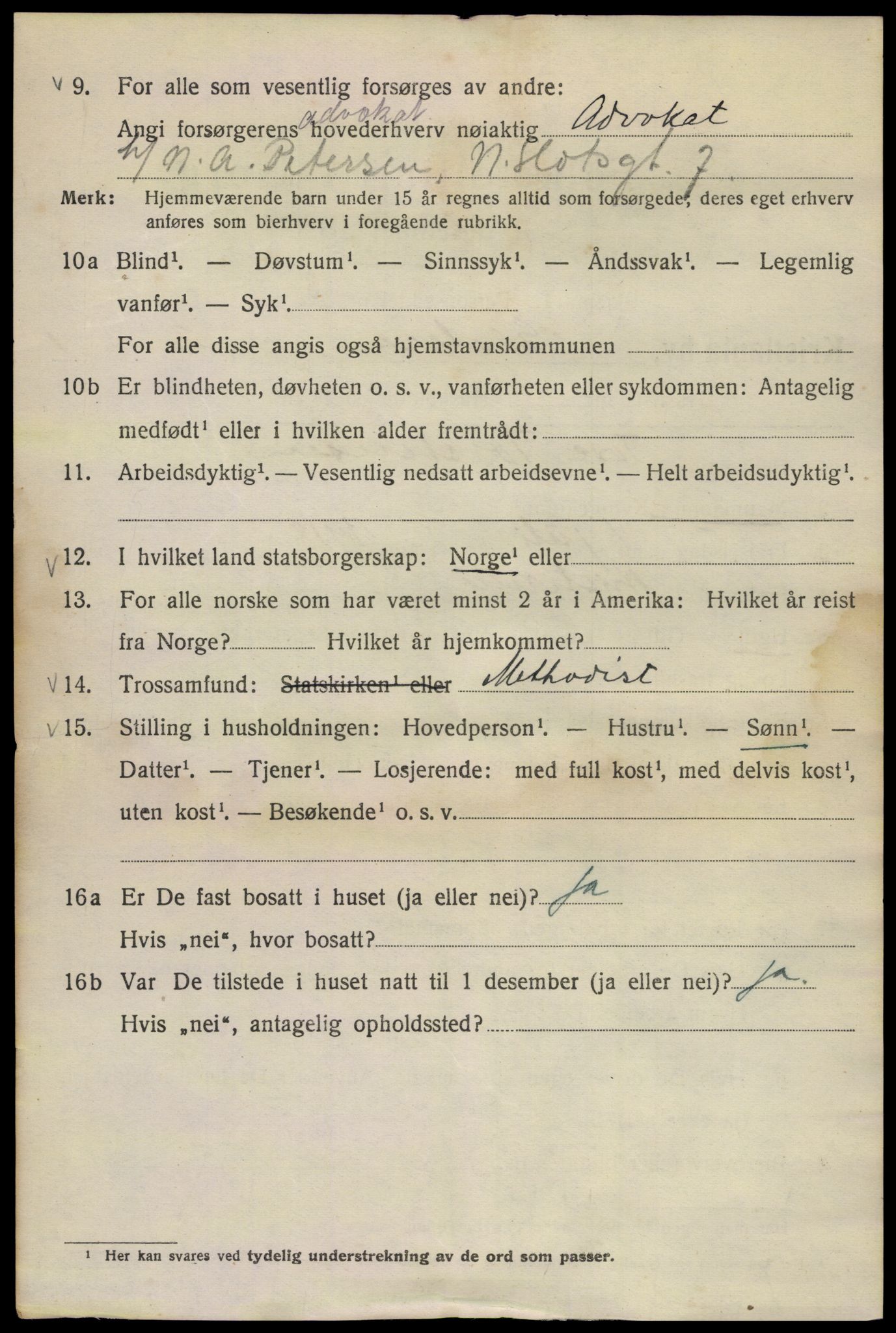 SAO, 1920 census for Kristiania, 1920, p. 215044