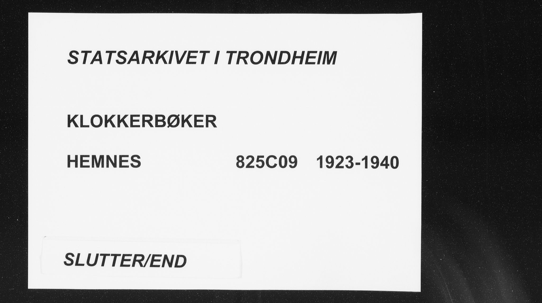 Ministerialprotokoller, klokkerbøker og fødselsregistre - Nordland, AV/SAT-A-1459/825/L0372: Parish register (copy) no. 825C09, 1923-1940