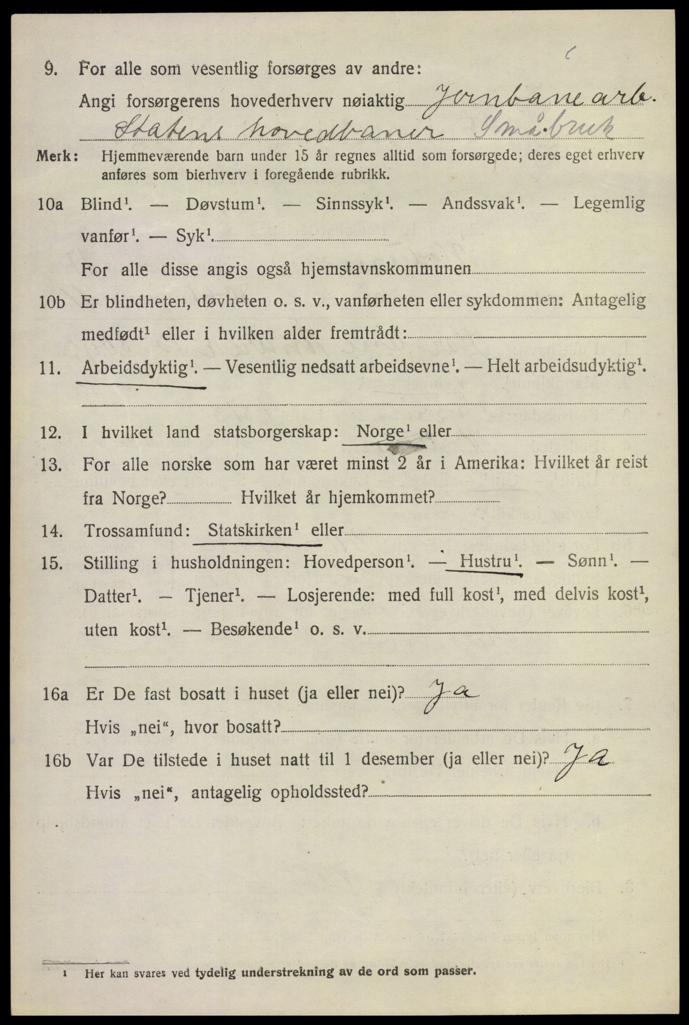 SAKO, 1920 census for Modum, 1920, p. 20922