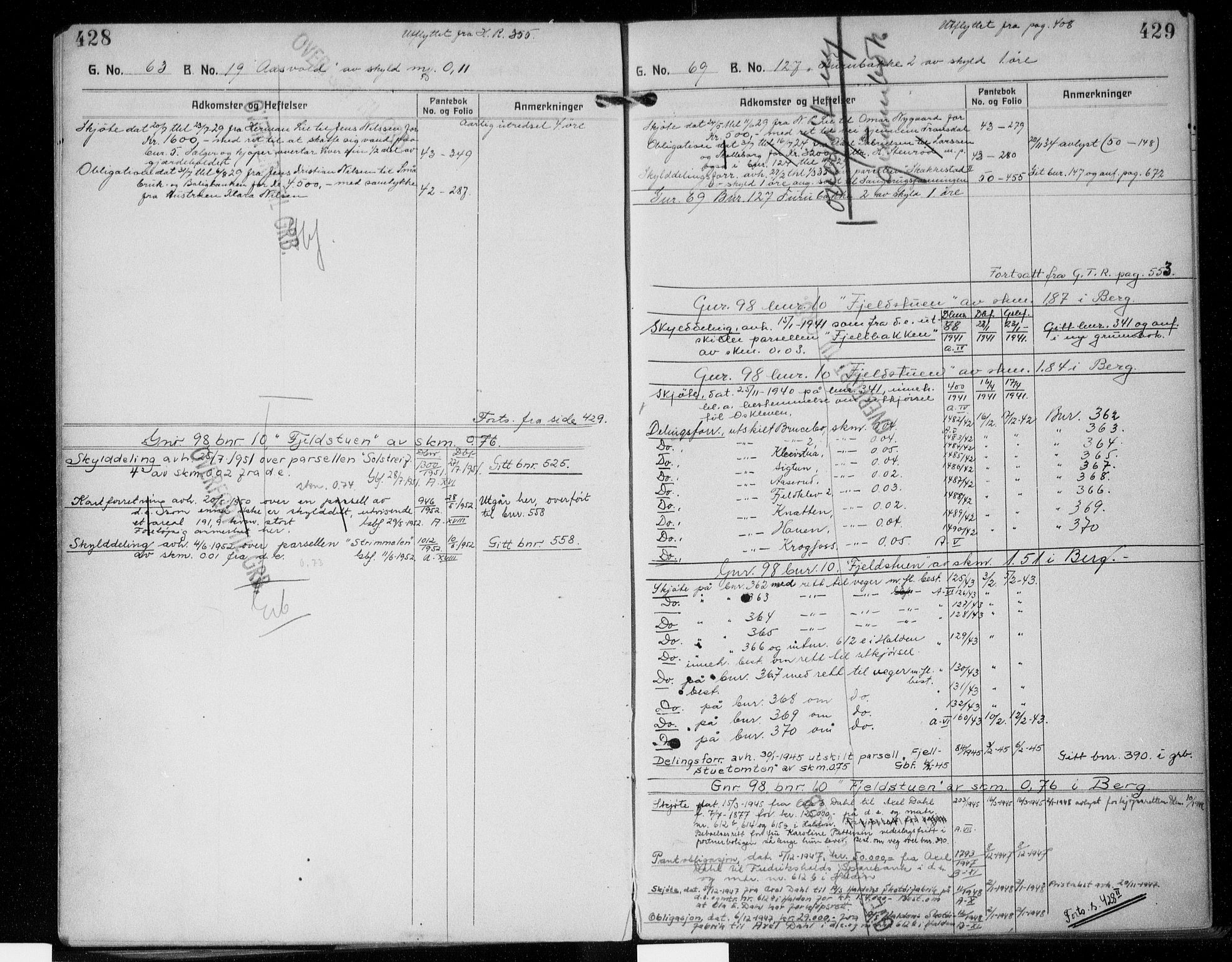 Idd og Marker sorenskriveri, AV/SAO-A-10283/G/Ga/Gac/L0006: Mortgage register no. II 6, 1926-1953, p. 428-429