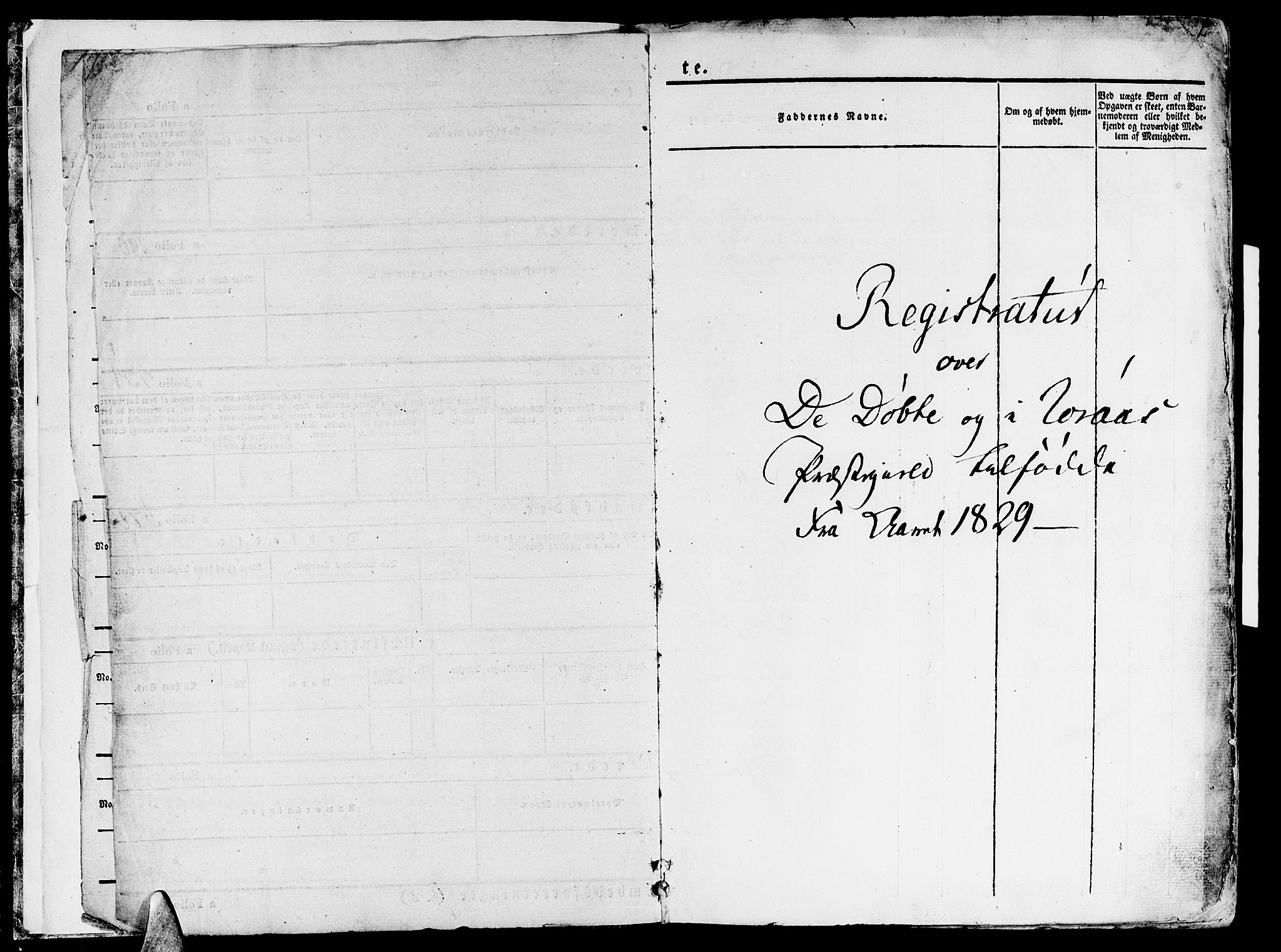 Ministerialprotokoller, klokkerbøker og fødselsregistre - Sør-Trøndelag, SAT/A-1456/681/L0930: Parish register (official) no. 681A08, 1829-1844, p. 1