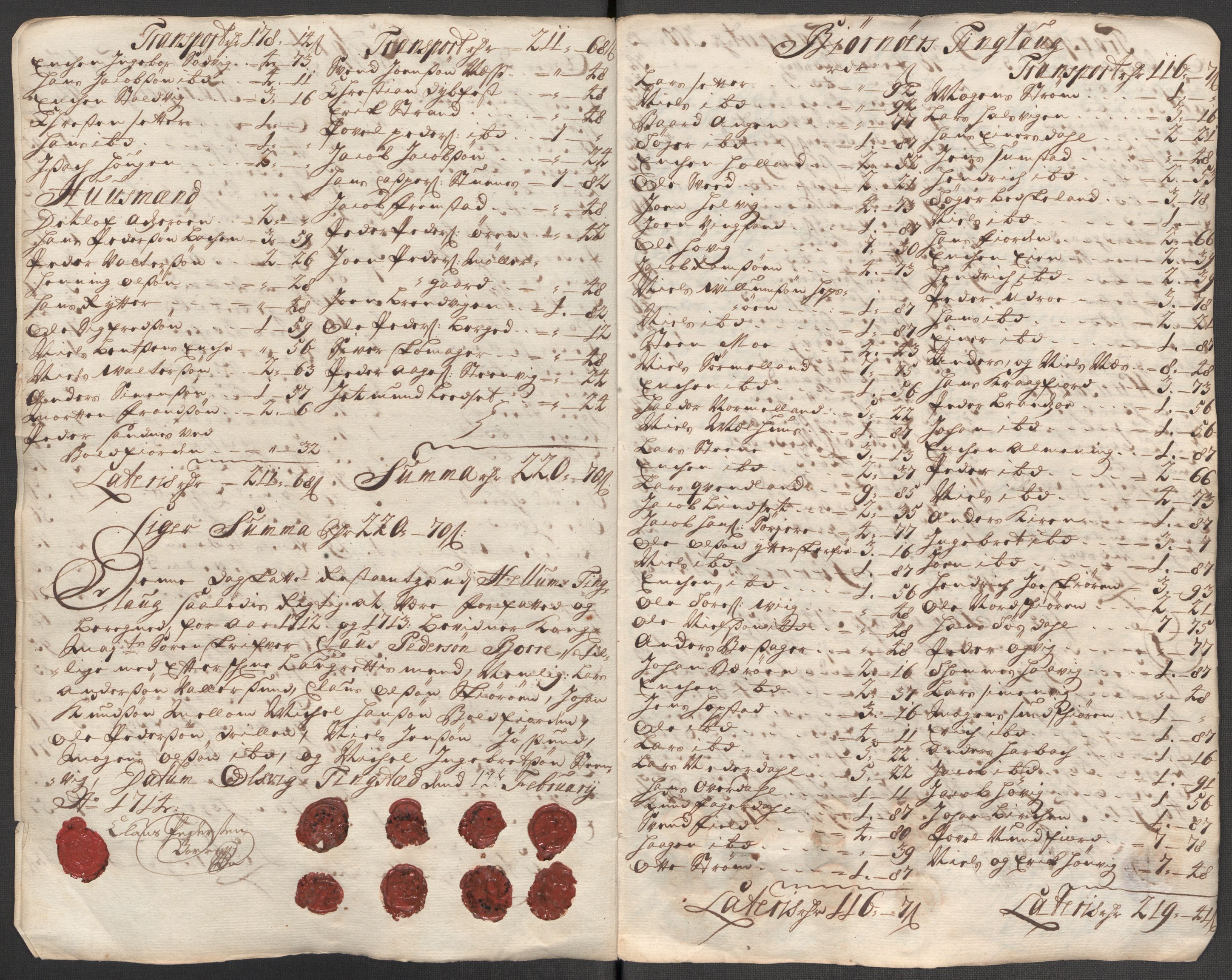 Rentekammeret inntil 1814, Reviderte regnskaper, Fogderegnskap, AV/RA-EA-4092/R57/L3861: Fogderegnskap Fosen, 1712-1713, p. 496