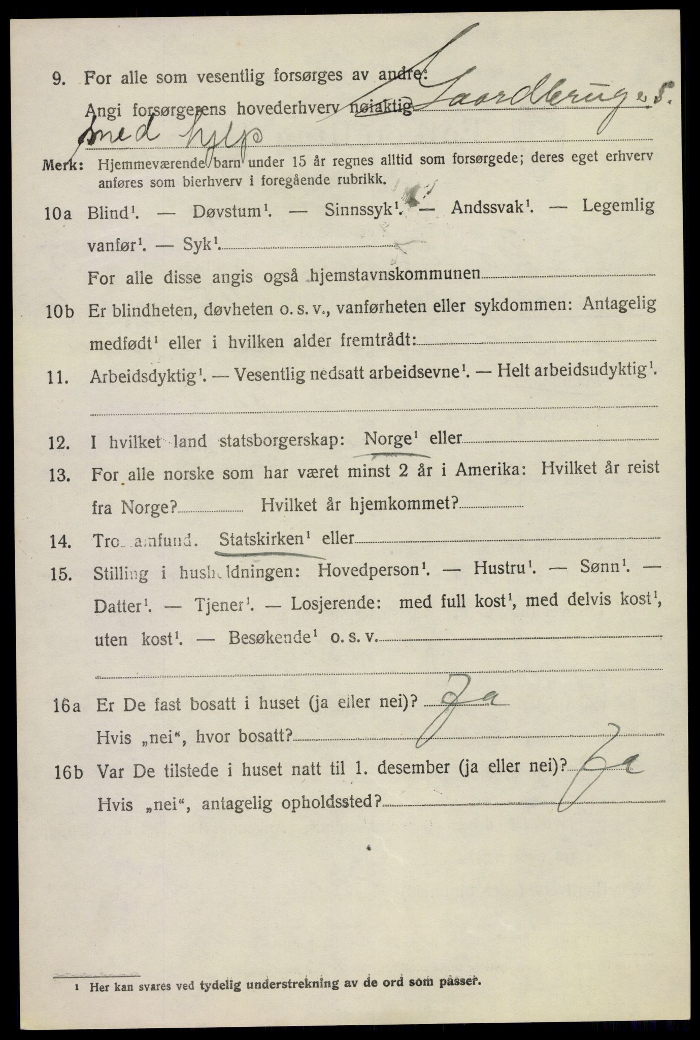 SAKO, 1920 census for Bø (Telemark), 1920, p. 2811