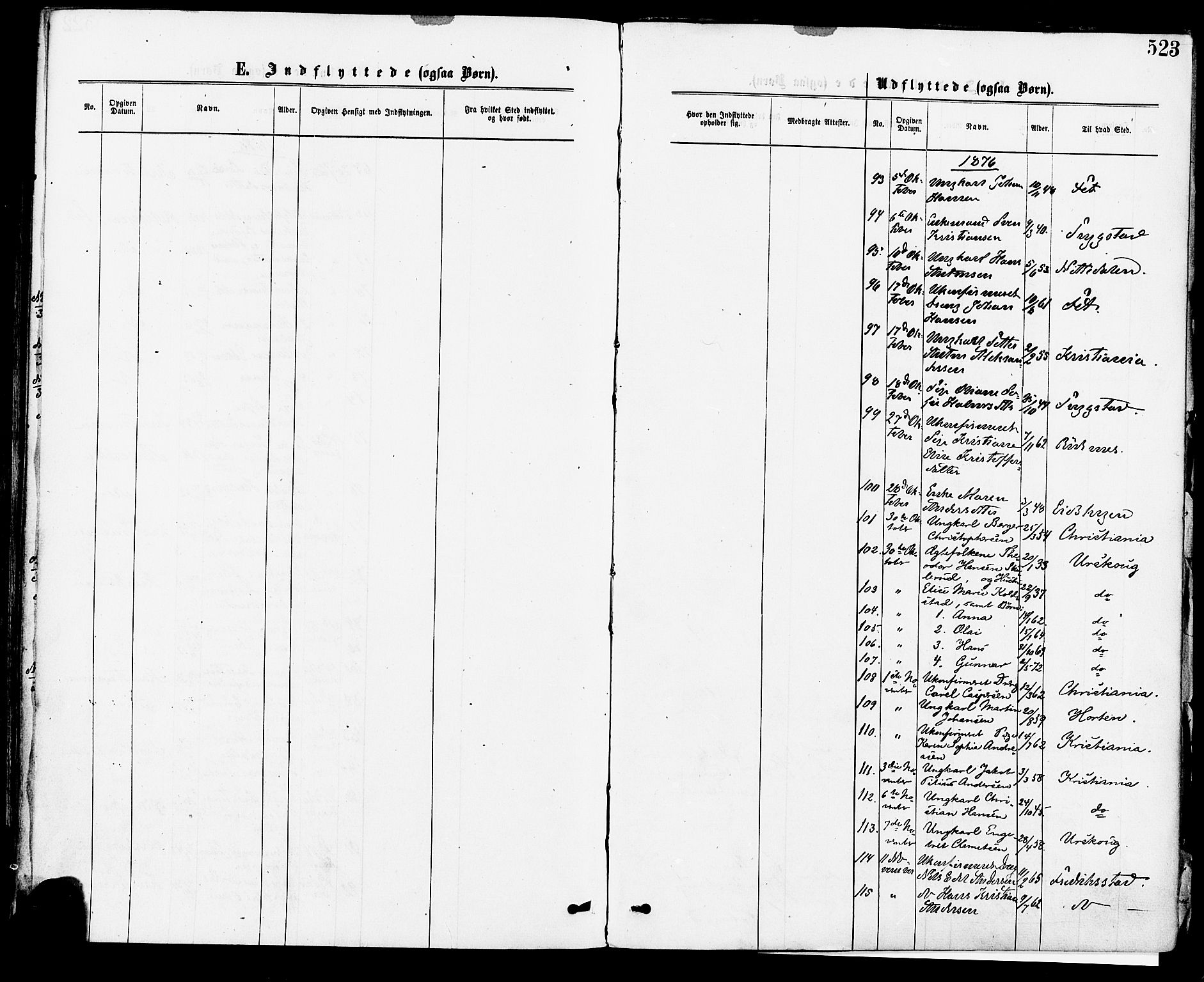 Høland prestekontor Kirkebøker, AV/SAO-A-10346a/F/Fa/L0012.a: Parish register (official) no. I 12A, 1869-1879, p. 523