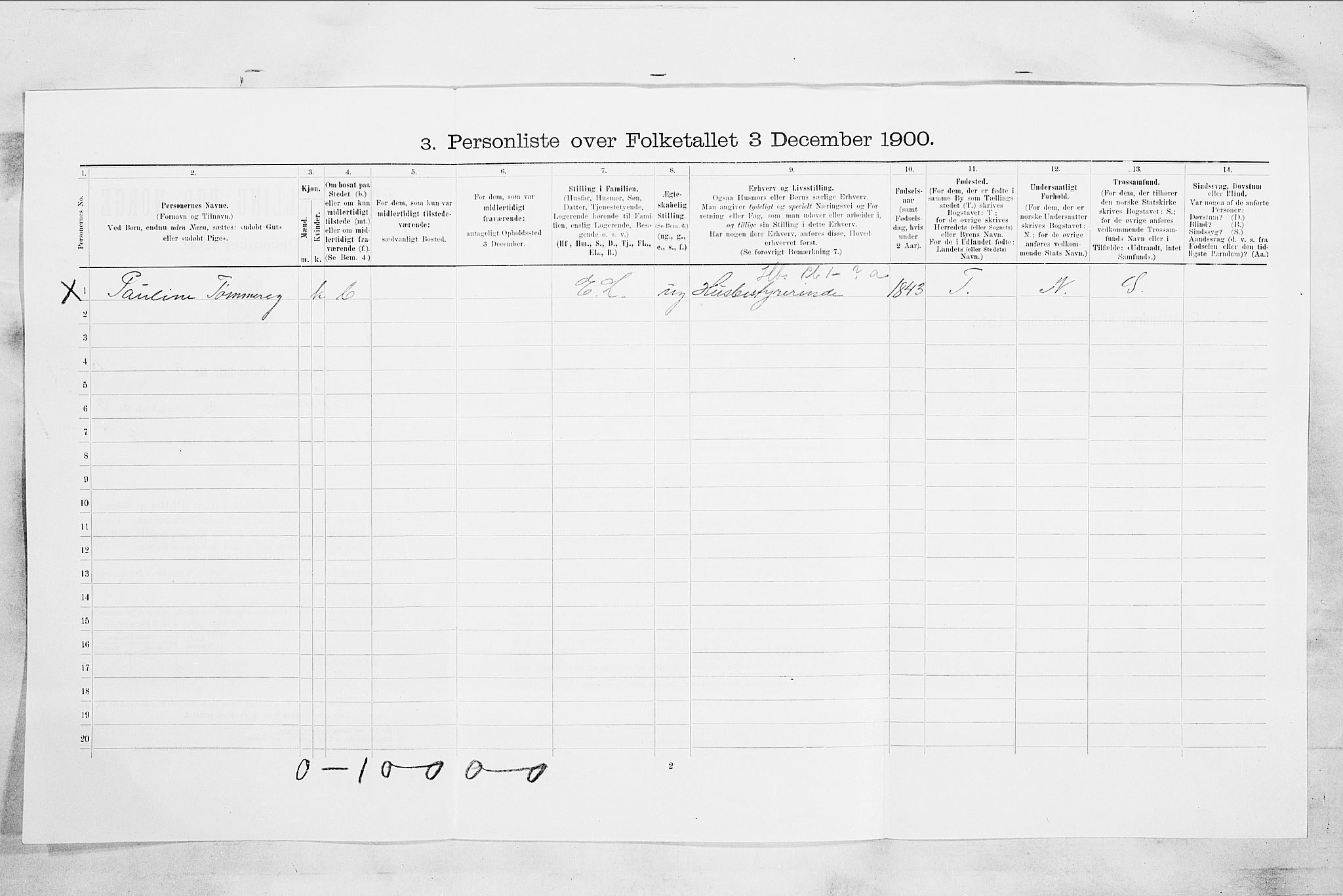 RA, 1900 census for Tønsberg, 1900, p. 430