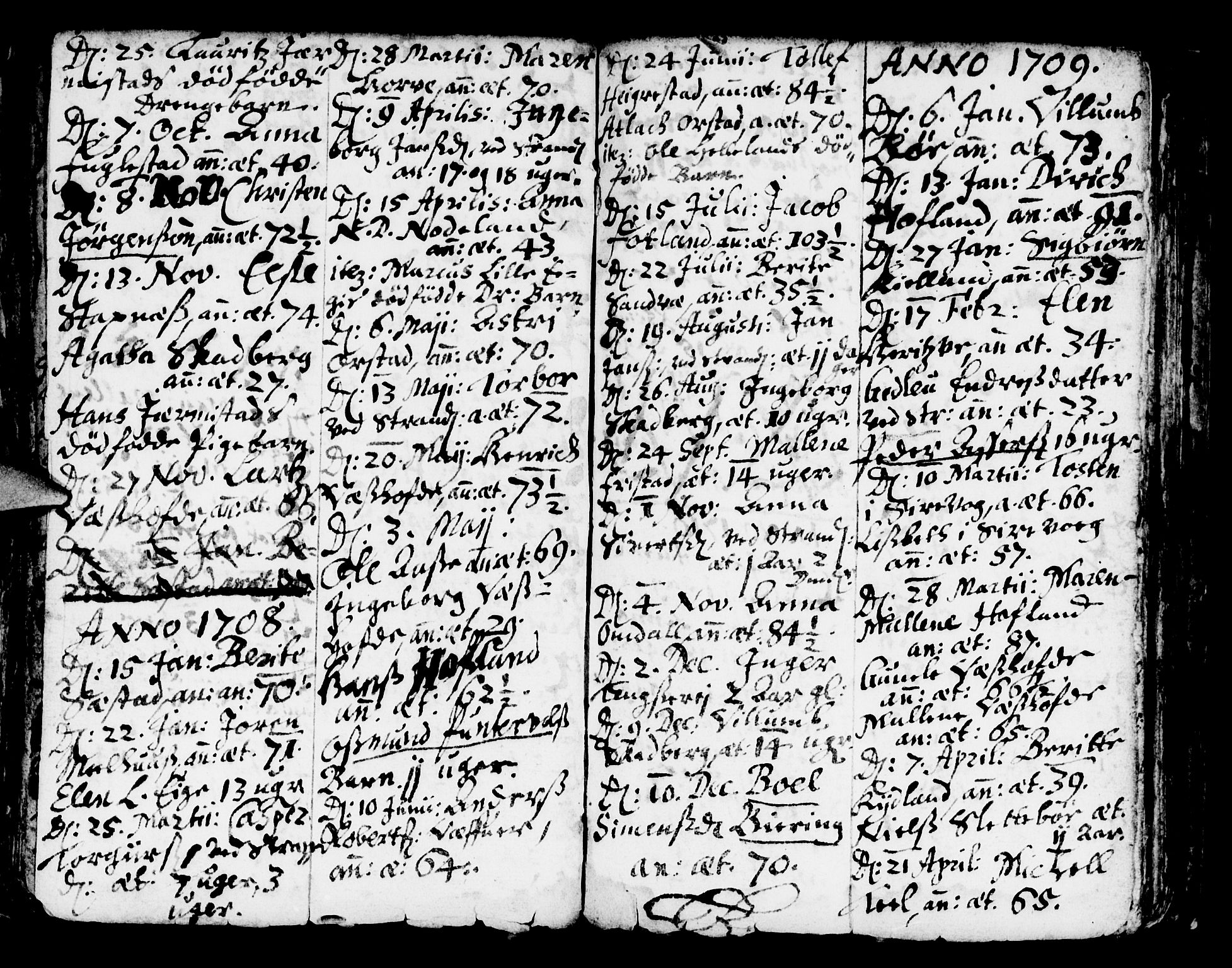 Eigersund sokneprestkontor, AV/SAST-A-101807/S08/L0001: Parish register (official) no. A 1, 1664-1717