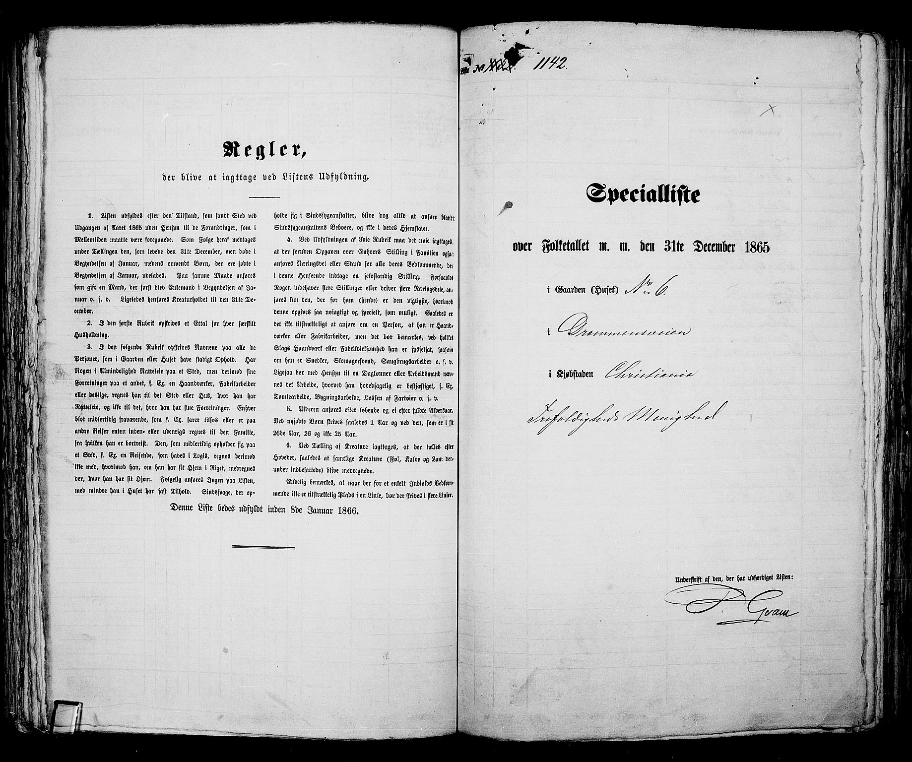 RA, 1865 census for Kristiania, 1865, p. 2569