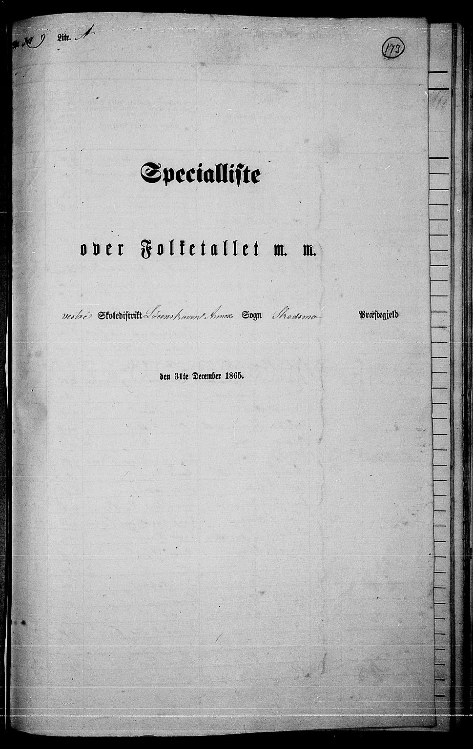 RA, 1865 census for Skedsmo, 1865, p. 152