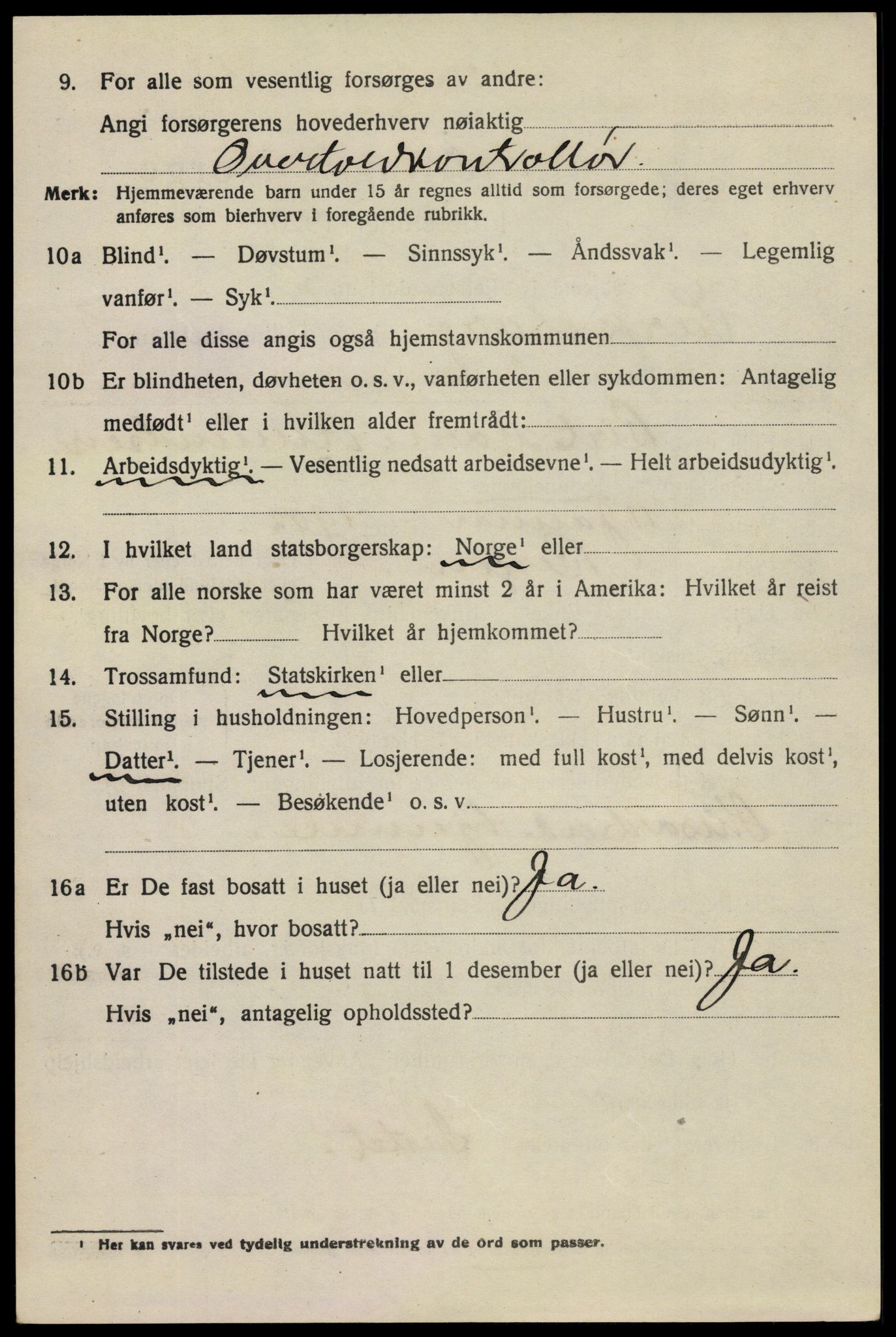 SAO, 1920 census for Sarpsborg, 1920, p. 10279