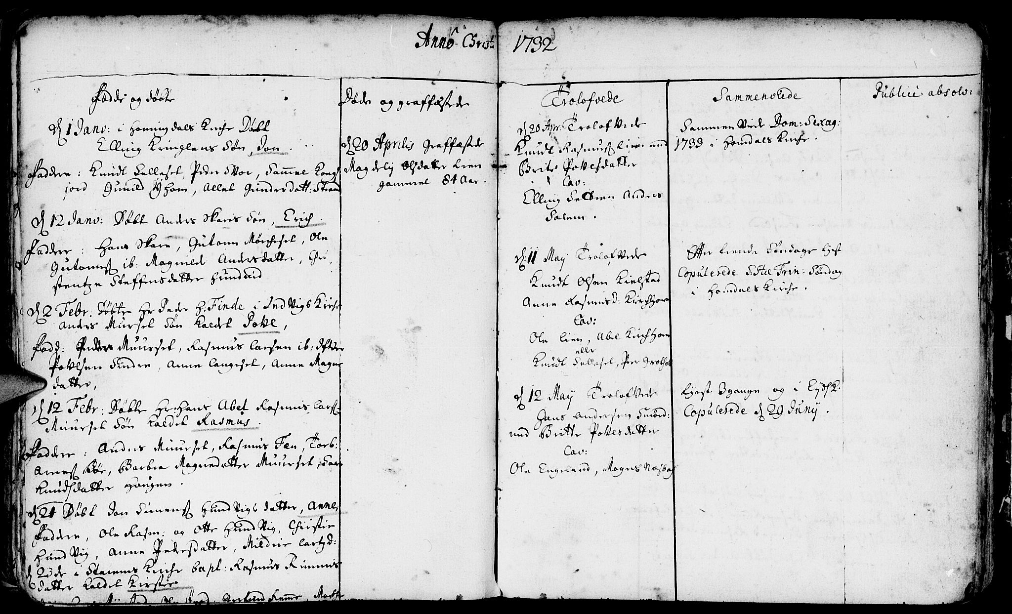 Eid sokneprestembete, AV/SAB-A-82301/H/Haa/Haaa/L0001: Parish register (official) no. A 1, 1722-1740, p. 61