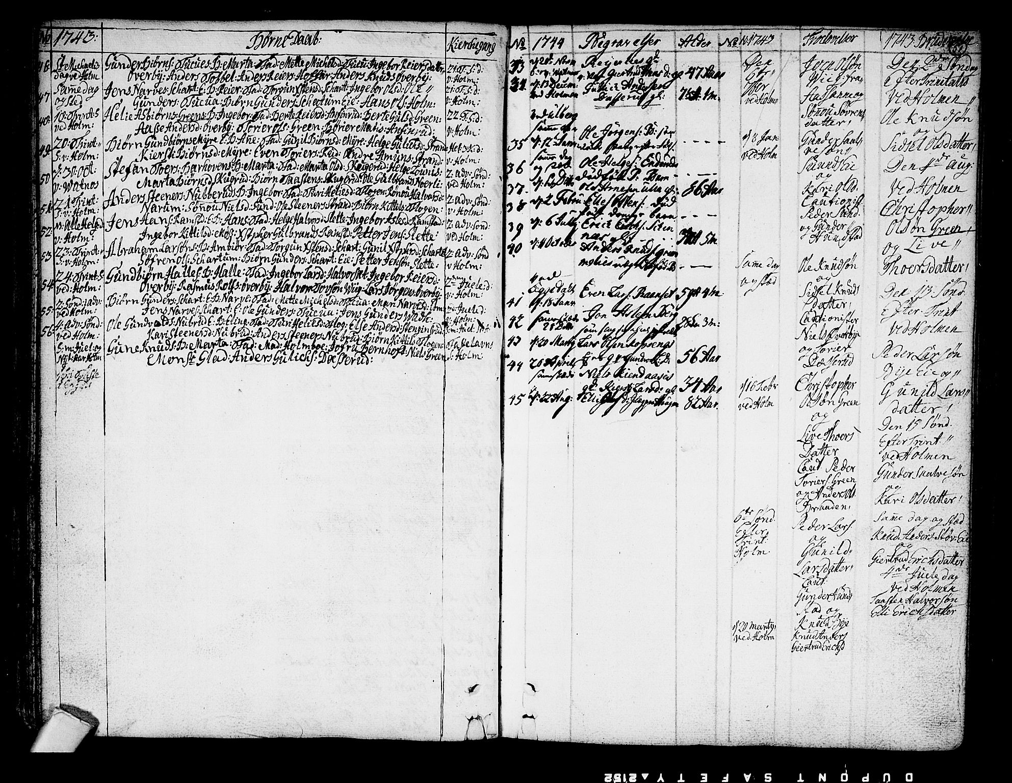 Sigdal kirkebøker, SAKO/A-245/F/Fa/L0001: Parish register (official) no. I 1, 1722-1777, p. 51