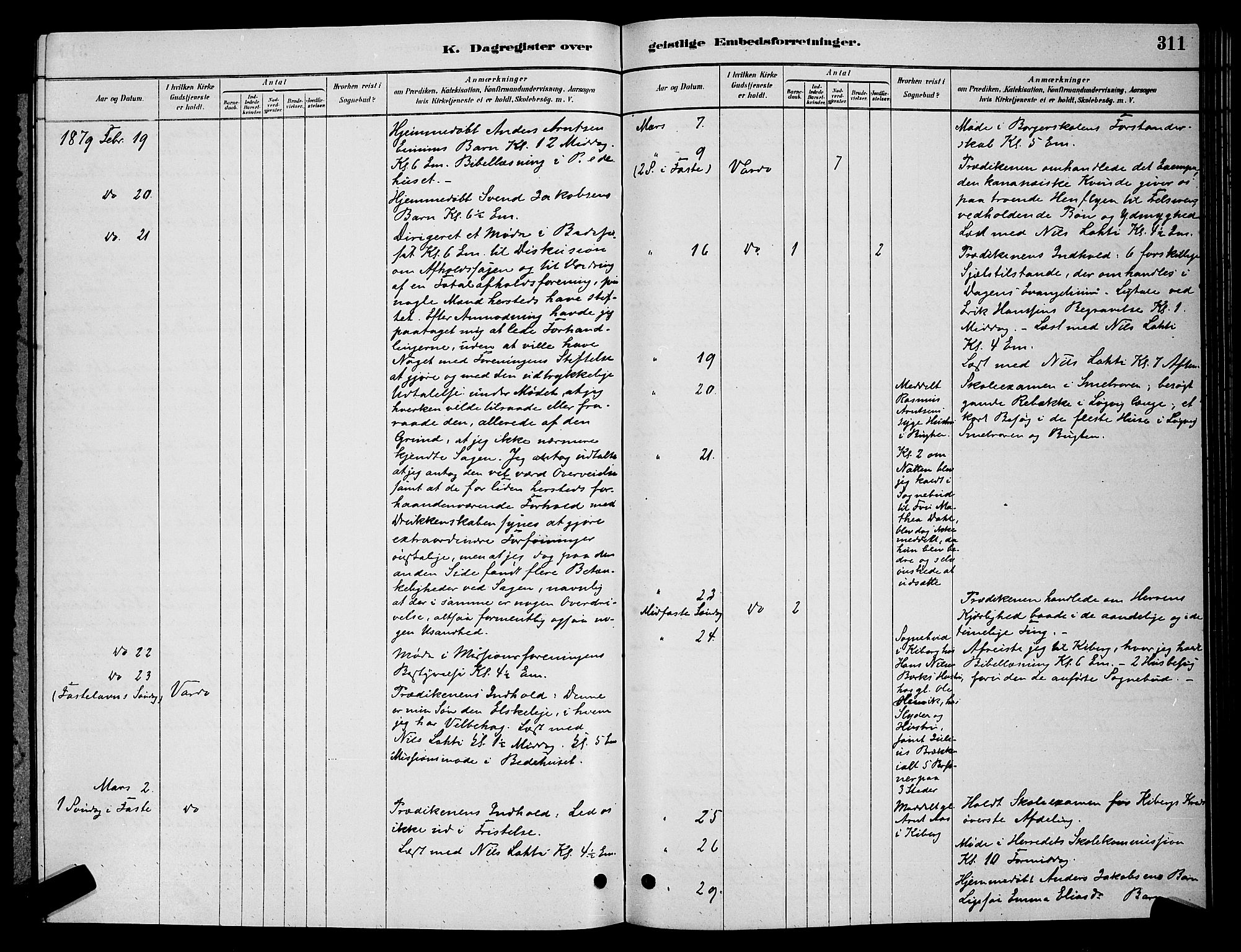 Vardø sokneprestkontor, AV/SATØ-S-1332/H/Hb/L0004klokker: Parish register (copy) no. 4, 1879-1887, p. 311