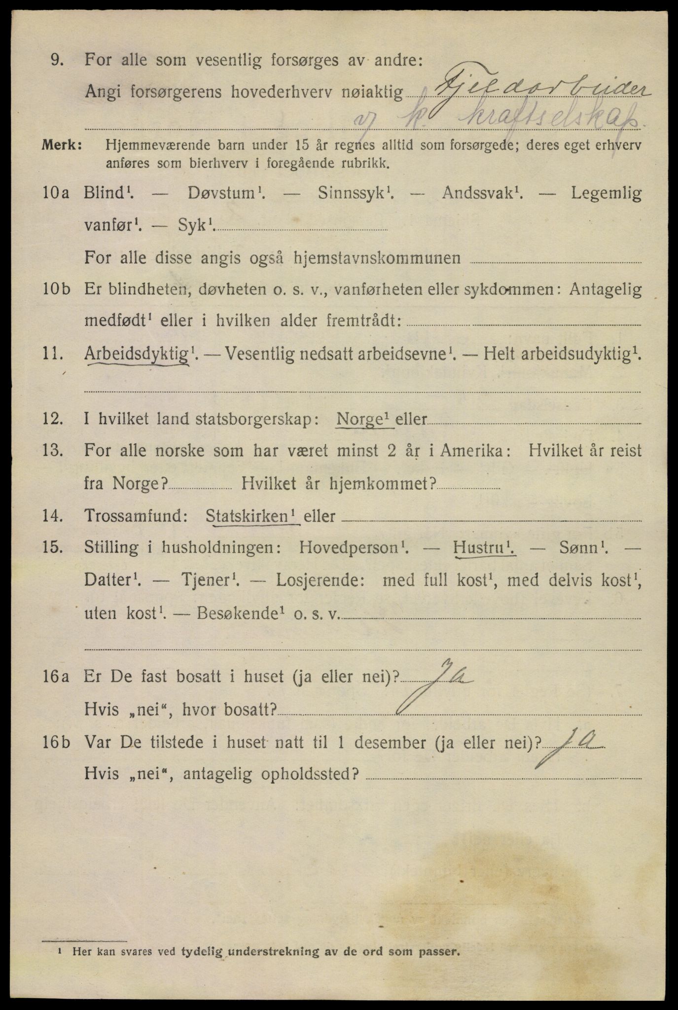 SAKO, 1920 census for Porsgrunn, 1920, p. 14448