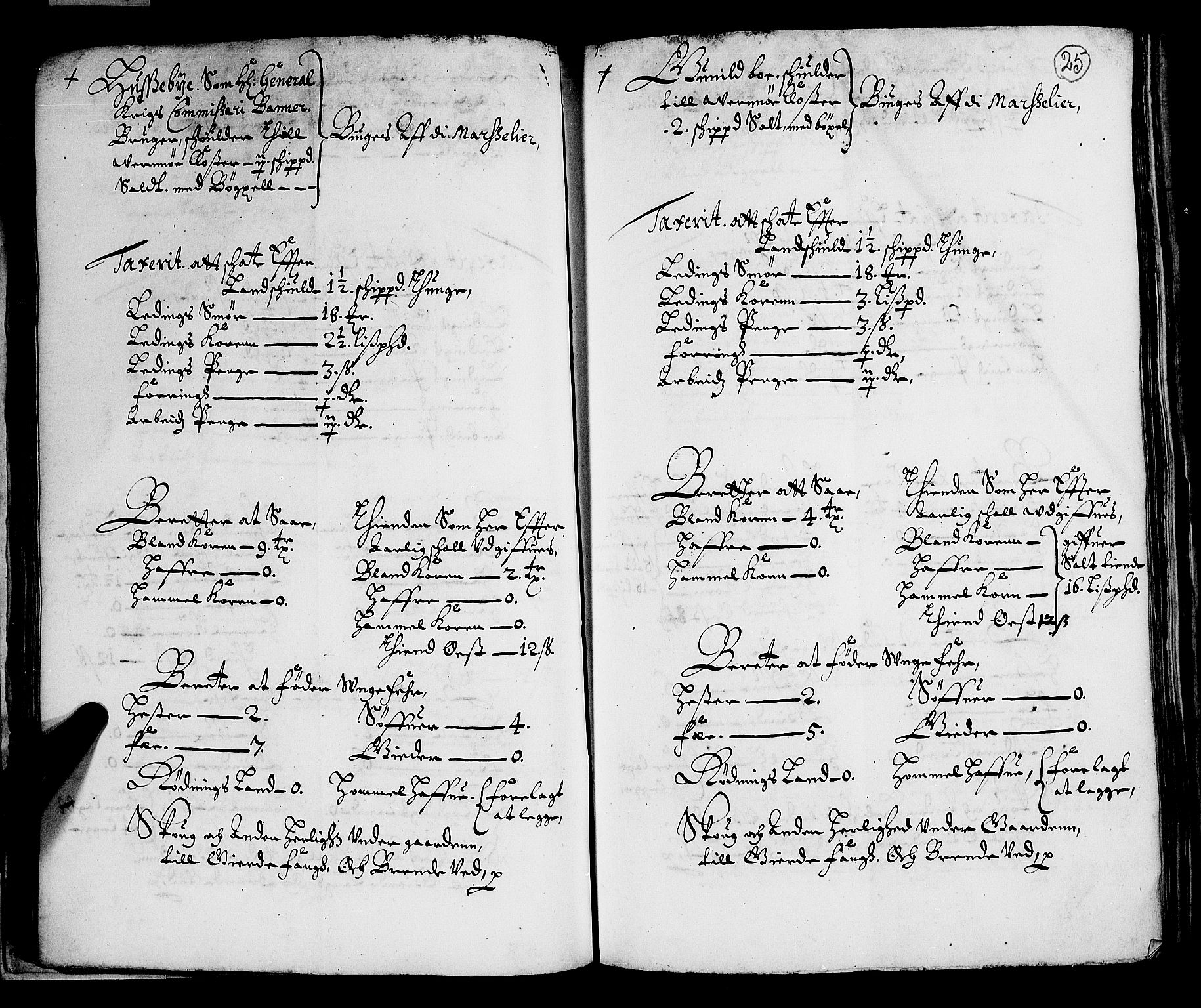 Rentekammeret inntil 1814, Realistisk ordnet avdeling, AV/RA-EA-4070/N/Nb/Nba/L0003: Verne kloster len, 1668, p. 24b-25a