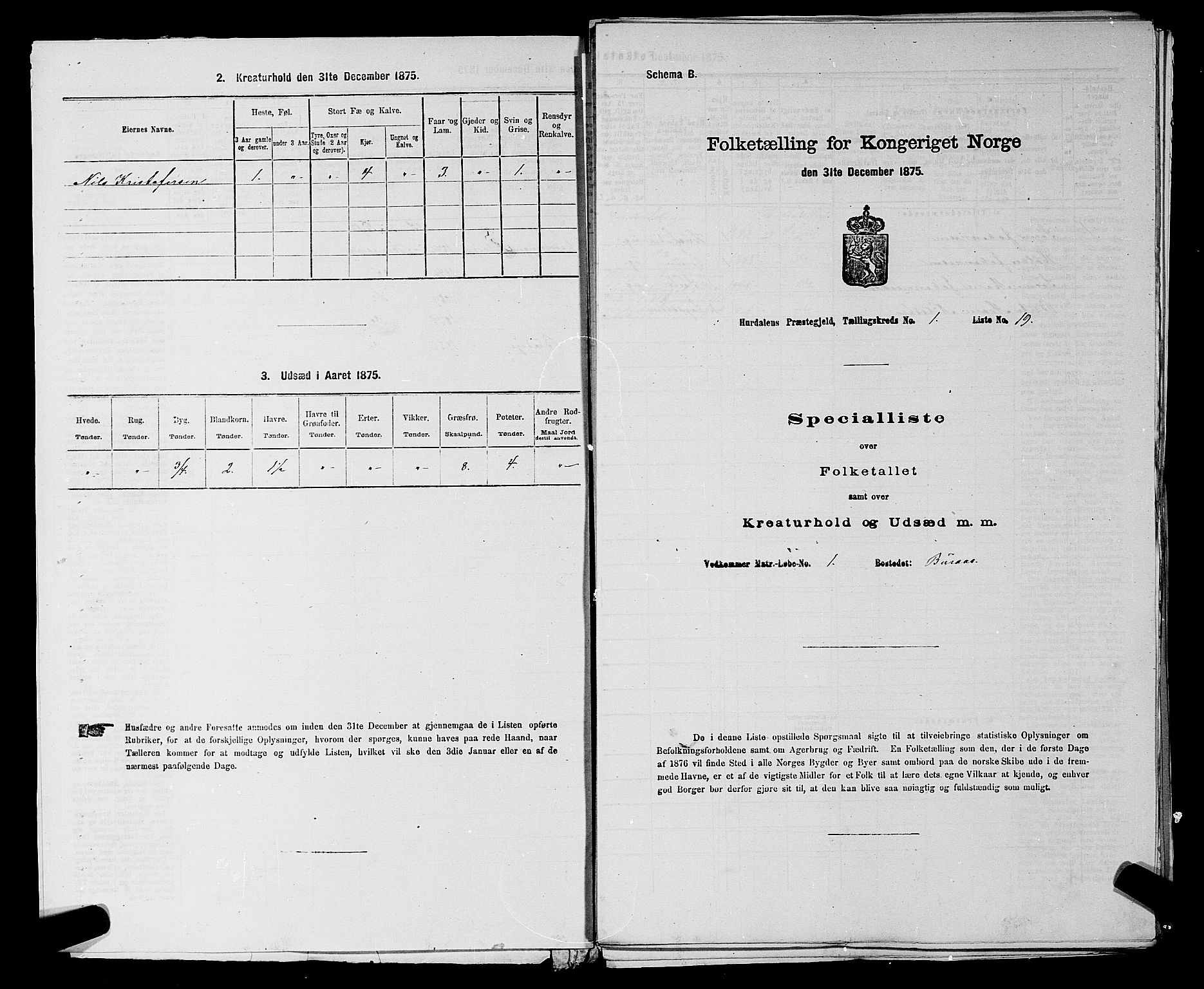 RA, 1875 census for 0239P Hurdal, 1875, p. 41