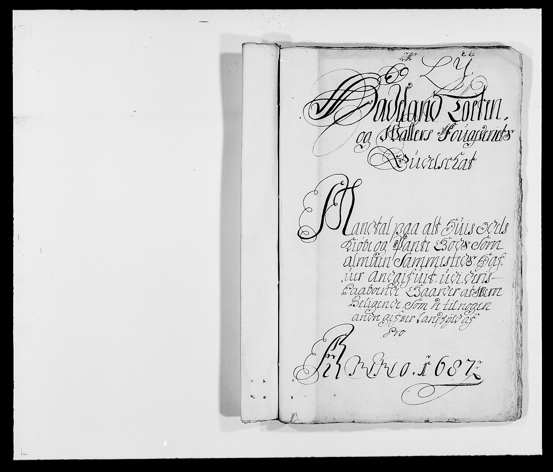 Rentekammeret inntil 1814, Reviderte regnskaper, Fogderegnskap, RA/EA-4092/R18/L1286: Fogderegnskap Hadeland, Toten og Valdres, 1687, p. 153