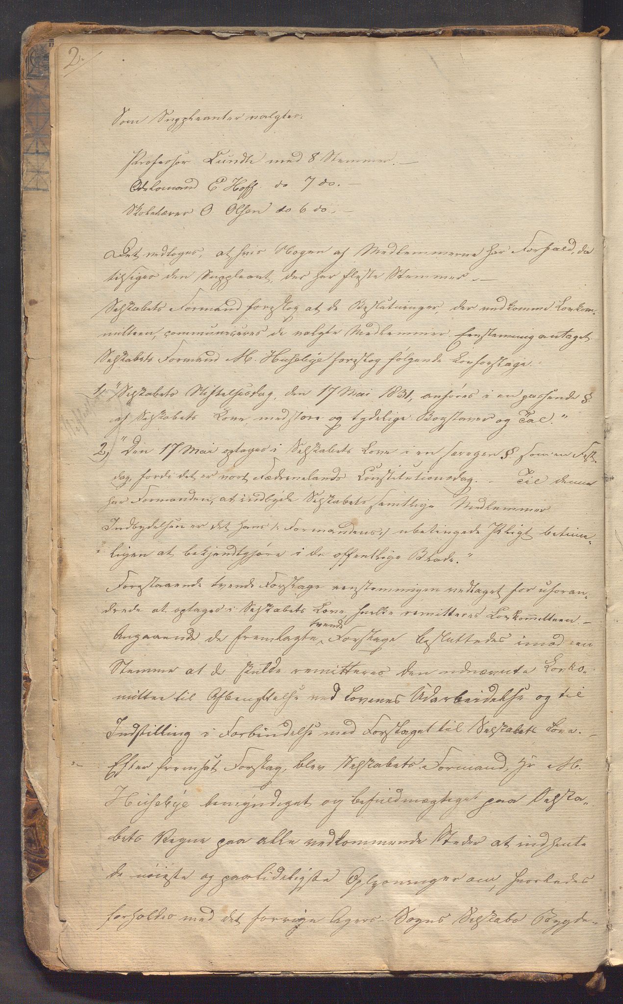 Akers sogneselskap, OBA/A-20006/A/Aa/L0002: Forhandlingsprotokoll, 1831-1922