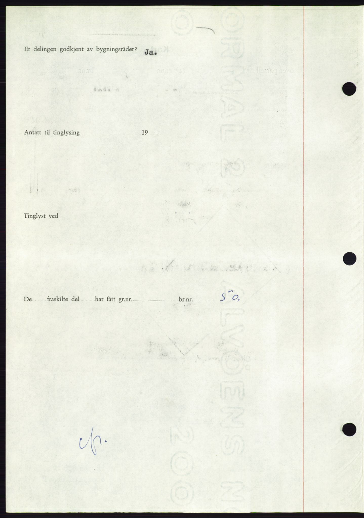 Søre Sunnmøre sorenskriveri, AV/SAT-A-4122/1/2/2C/L0102: Mortgage book no. 28A, 1955-1956, Diary no: : 2777/1955