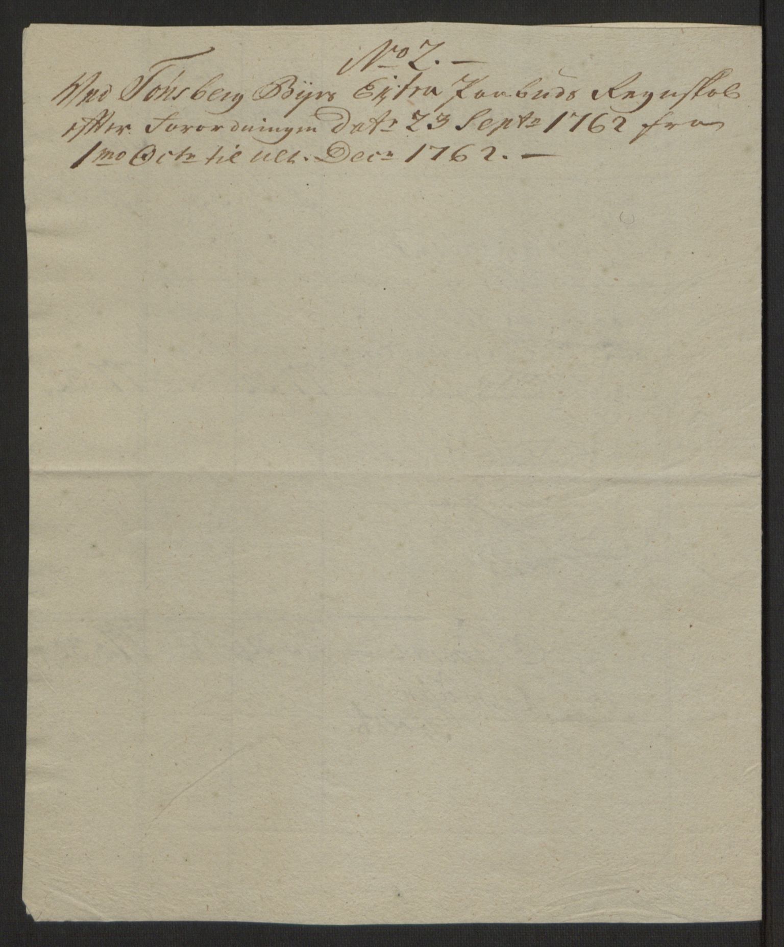 Rentekammeret inntil 1814, Reviderte regnskaper, Byregnskaper, AV/RA-EA-4066/R/Rh/L0162/0001: [H4] Kontribusjonsregnskap / Ekstraskatt, Tønsberg, 1762-1772, p. 30