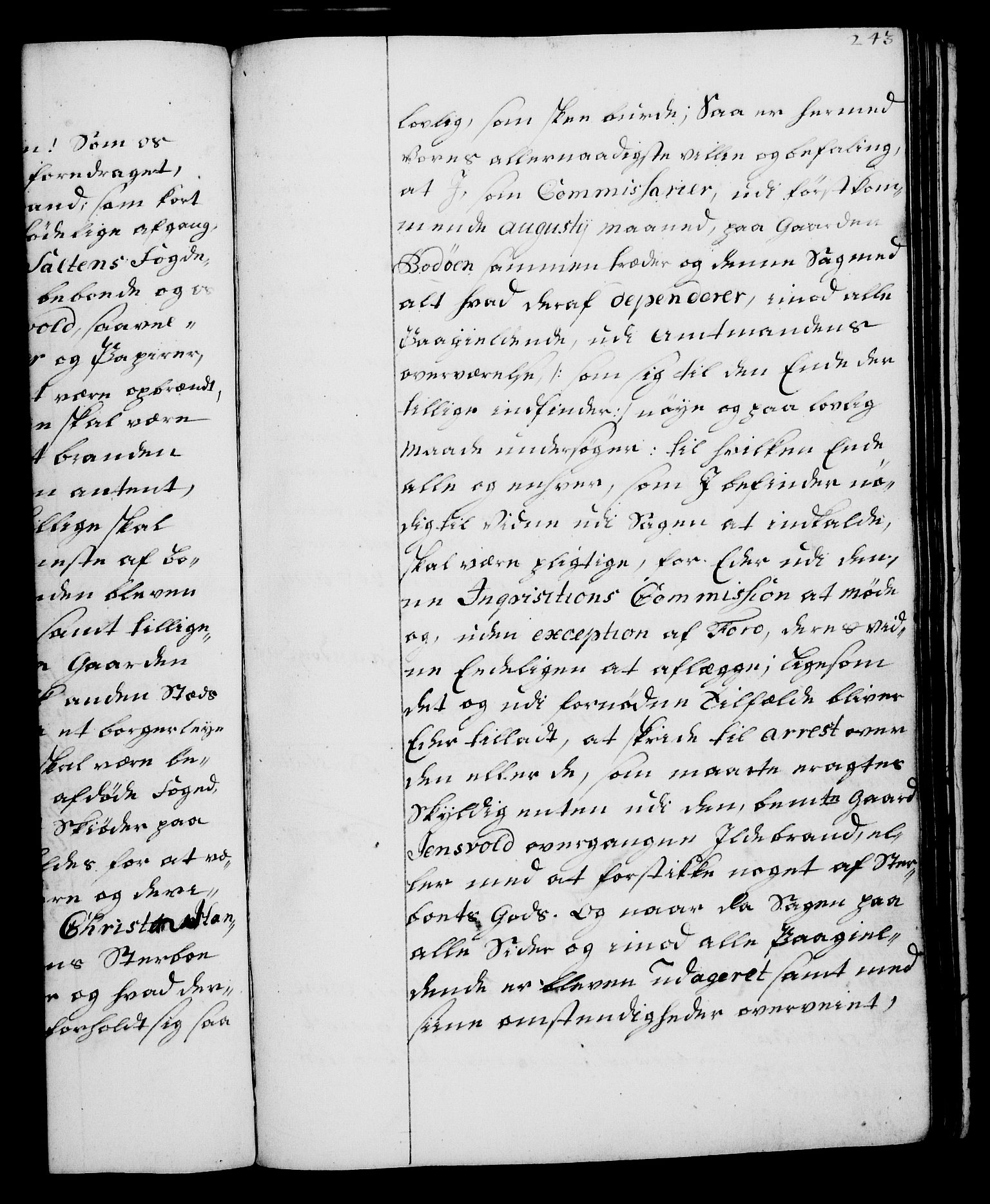 Rentekammeret, Kammerkanselliet, AV/RA-EA-3111/G/Gg/Gga/L0006: Norsk ekspedisjonsprotokoll med register (merket RK 53.6), 1749-1759, p. 243