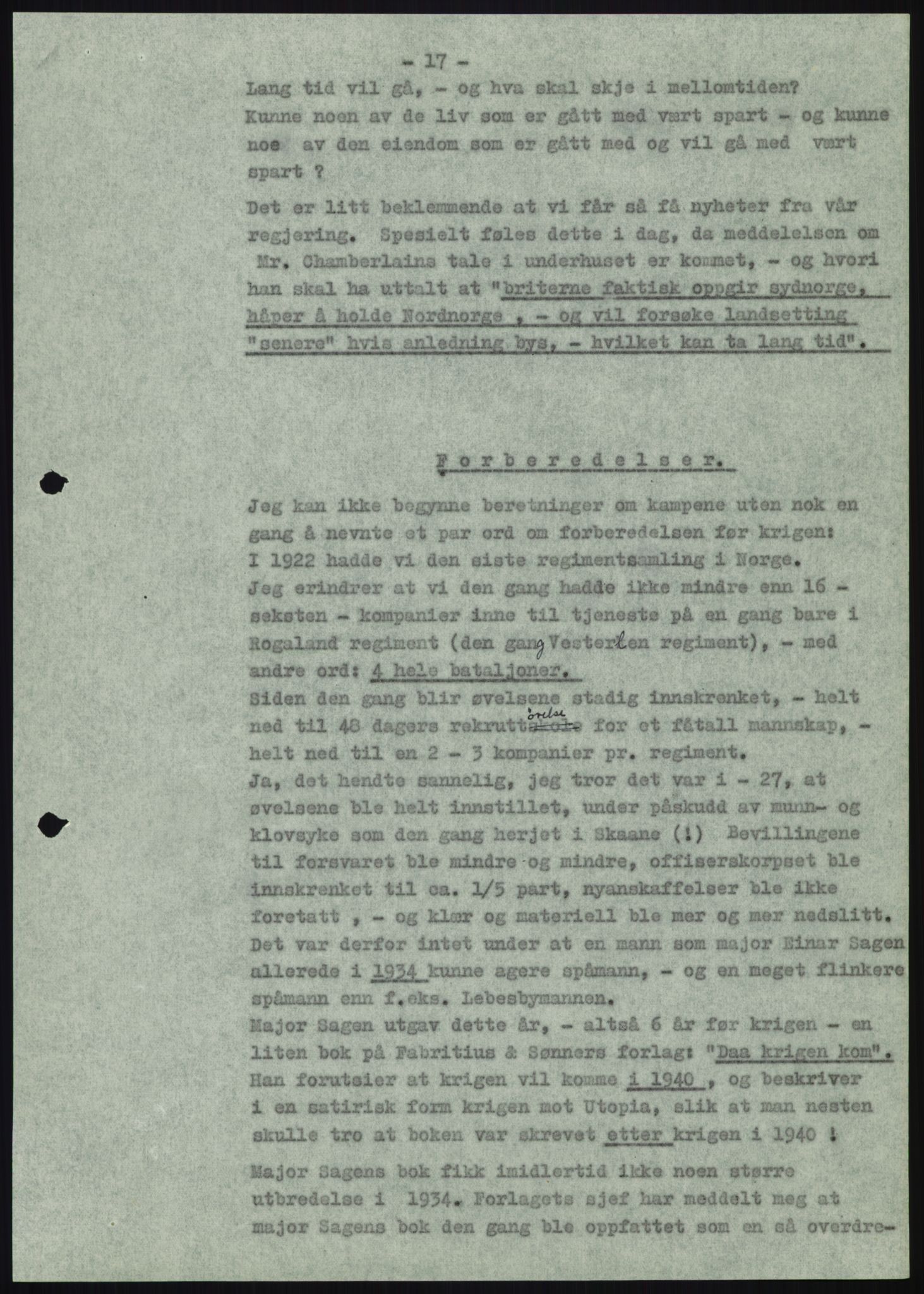 Forsvaret, Forsvarets krigshistoriske avdeling, AV/RA-RAFA-2017/Y/Yb/L0091: II-C-11-321  -  3. Divisjon., 1940, p. 1066