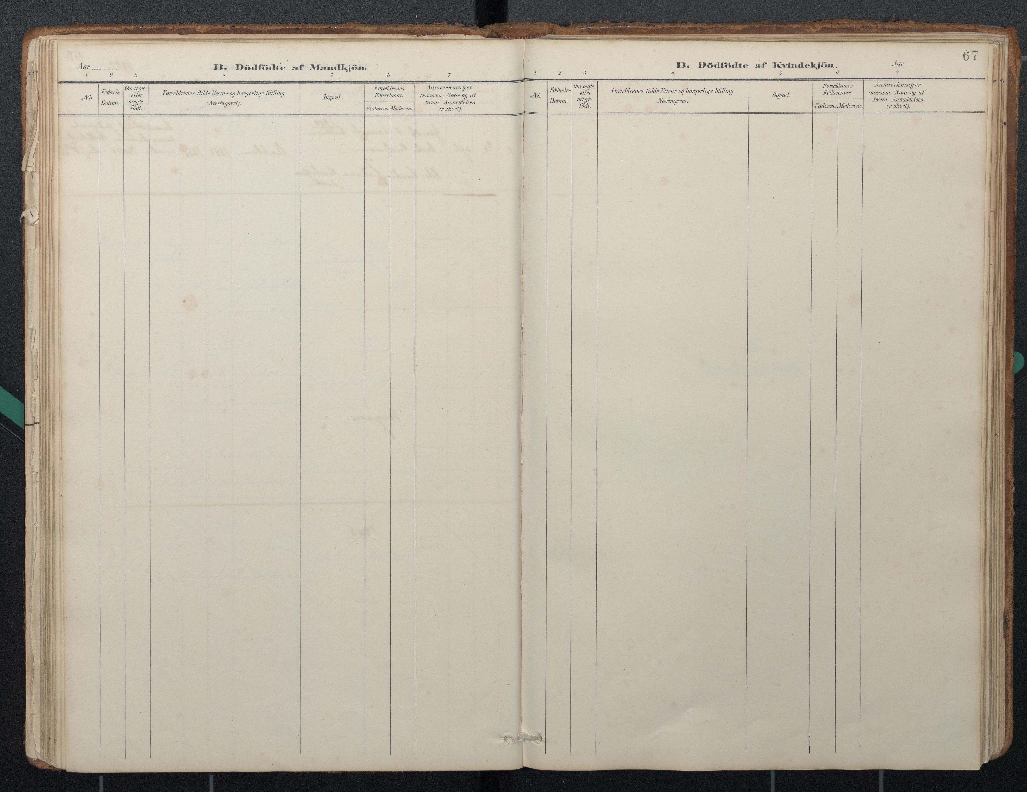 Ministerialprotokoller, klokkerbøker og fødselsregistre - Nordland, AV/SAT-A-1459/884/L1193: Parish register (official) no. 884A01, 1888-1905, p. 67