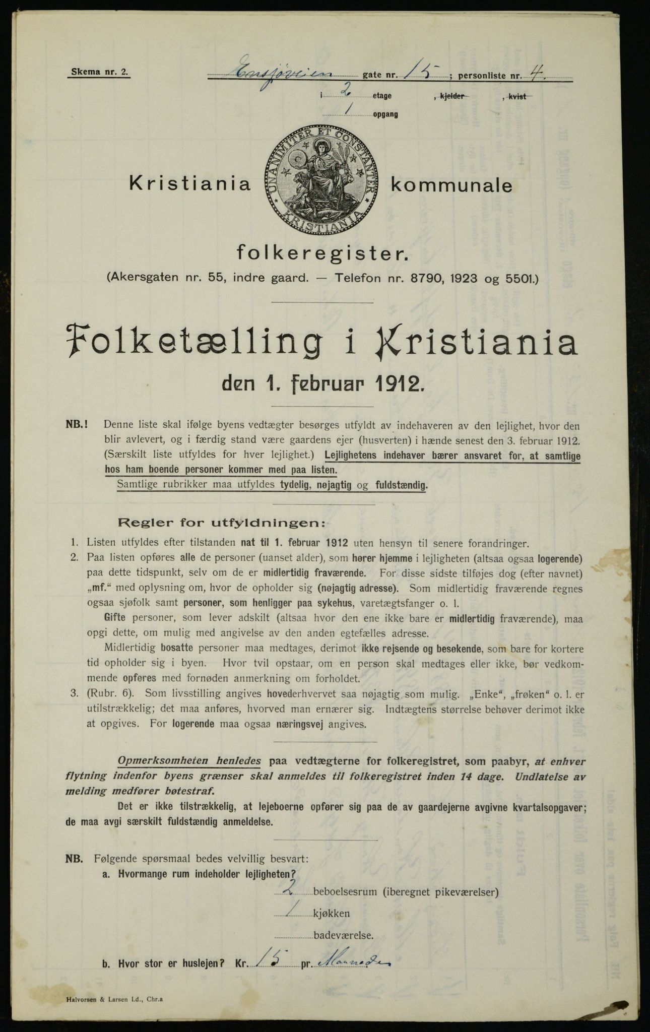 OBA, Municipal Census 1912 for Kristiania, 1912, p. 21903