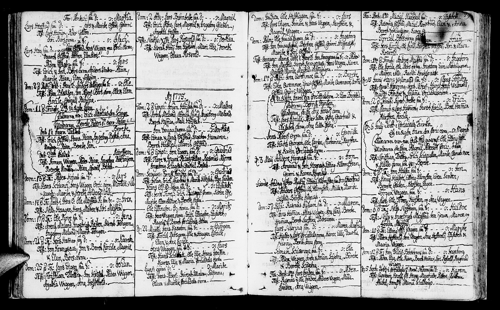 Ministerialprotokoller, klokkerbøker og fødselsregistre - Sør-Trøndelag, SAT/A-1456/665/L0768: Parish register (official) no. 665A03, 1754-1803, p. 78