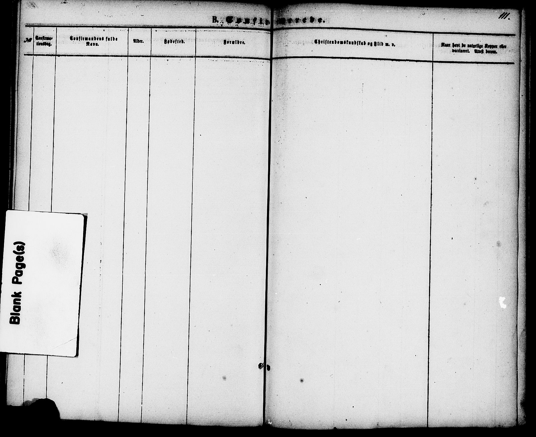 Flekkefjord sokneprestkontor, AV/SAK-1111-0012/F/Fa/Fab/L0005: Parish register (official) no. A 5, 1870-1886, p. 111