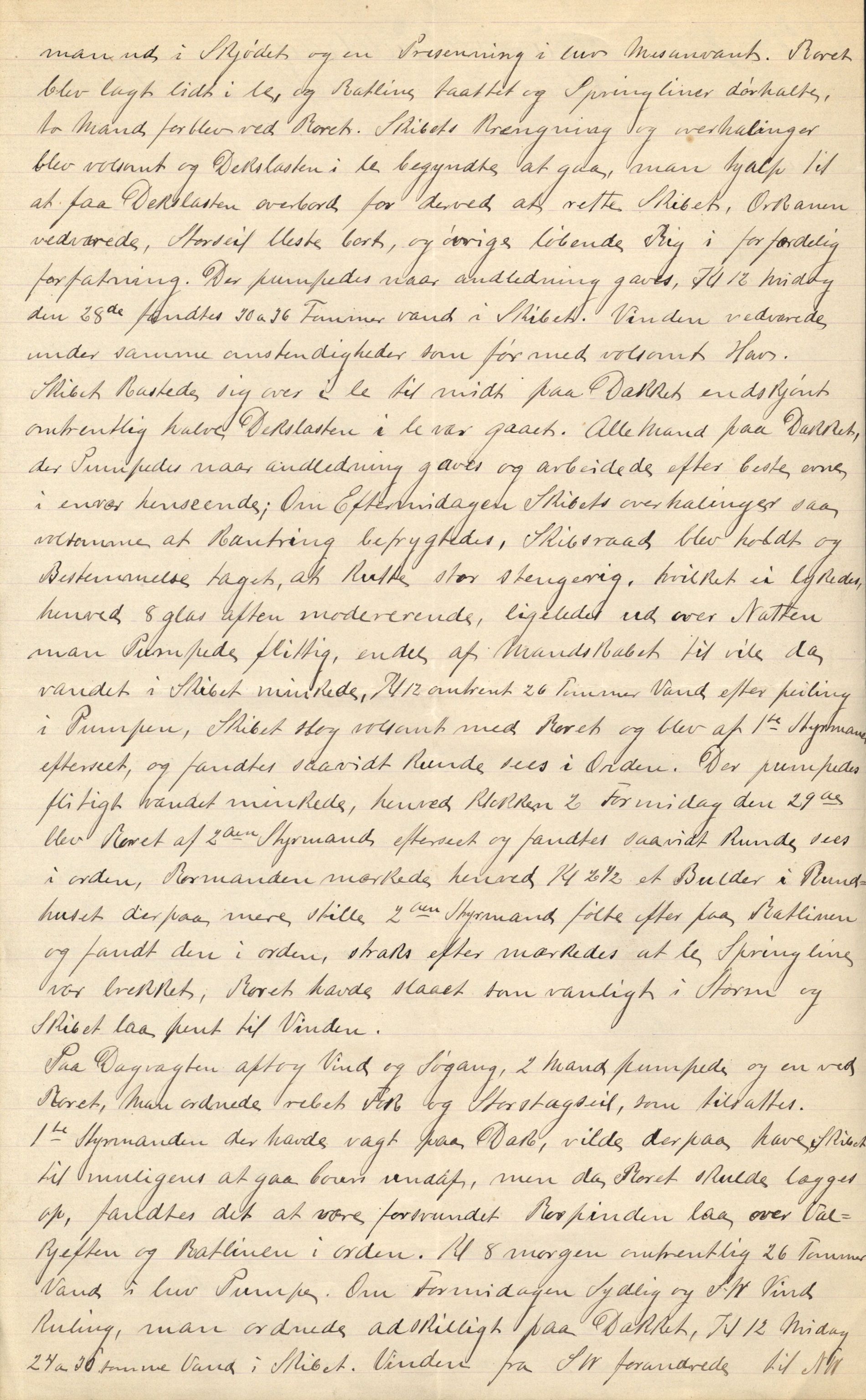 Pa 63 - Østlandske skibsassuranceforening, VEMU/A-1079/G/Ga/L0018/0009: Havaridokumenter / Tellus, Activ, Ellida, Laurel, Møringen, Mjølner, 1885, p. 12