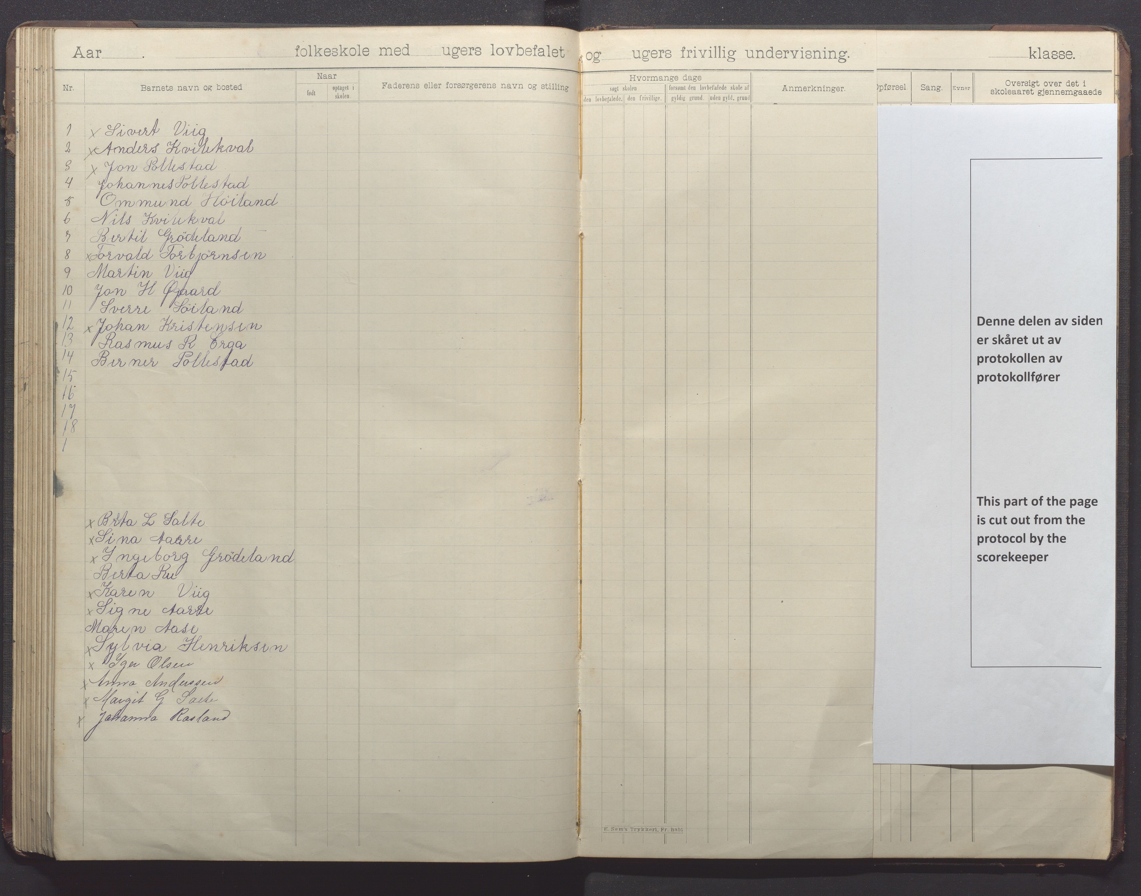 Klepp kommune - Pollestad skule, IKAR/K-100295/H/L0002: Skoleprotokoll, 1901-1916, p. 86