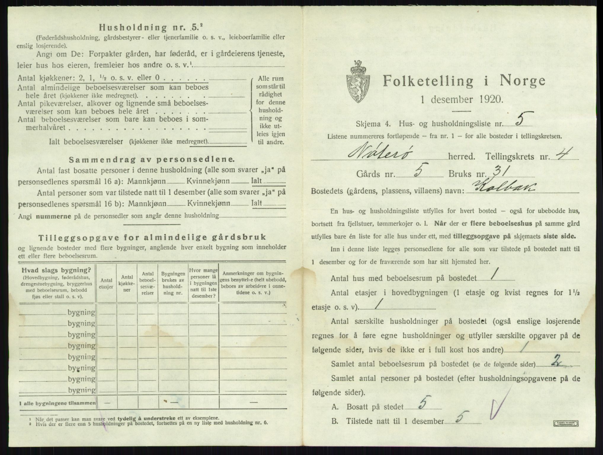 SAKO, 1920 census for Nøtterøy, 1920, p. 703