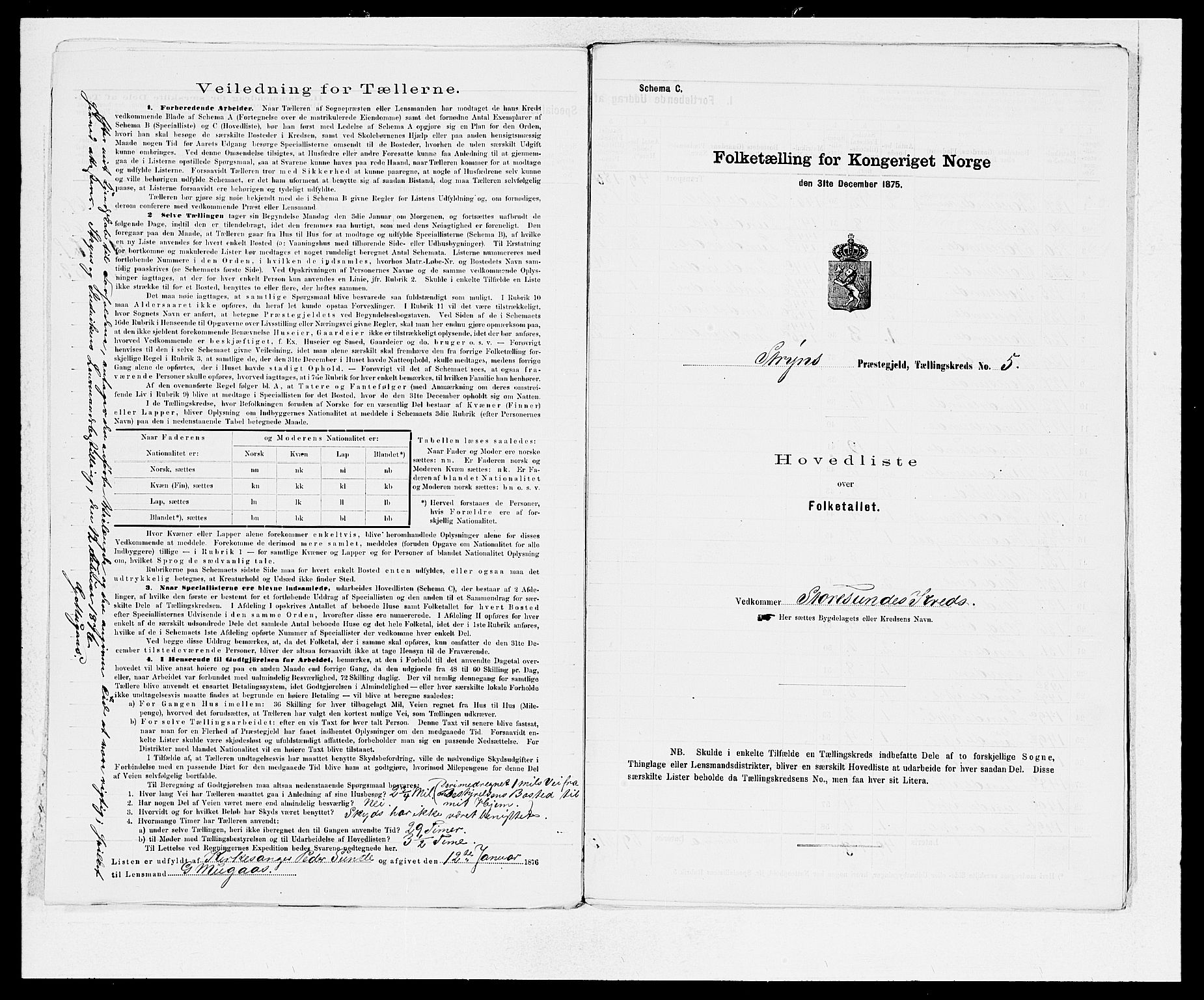 SAB, 1875 Census for 1448P Stryn, 1875, p. 10