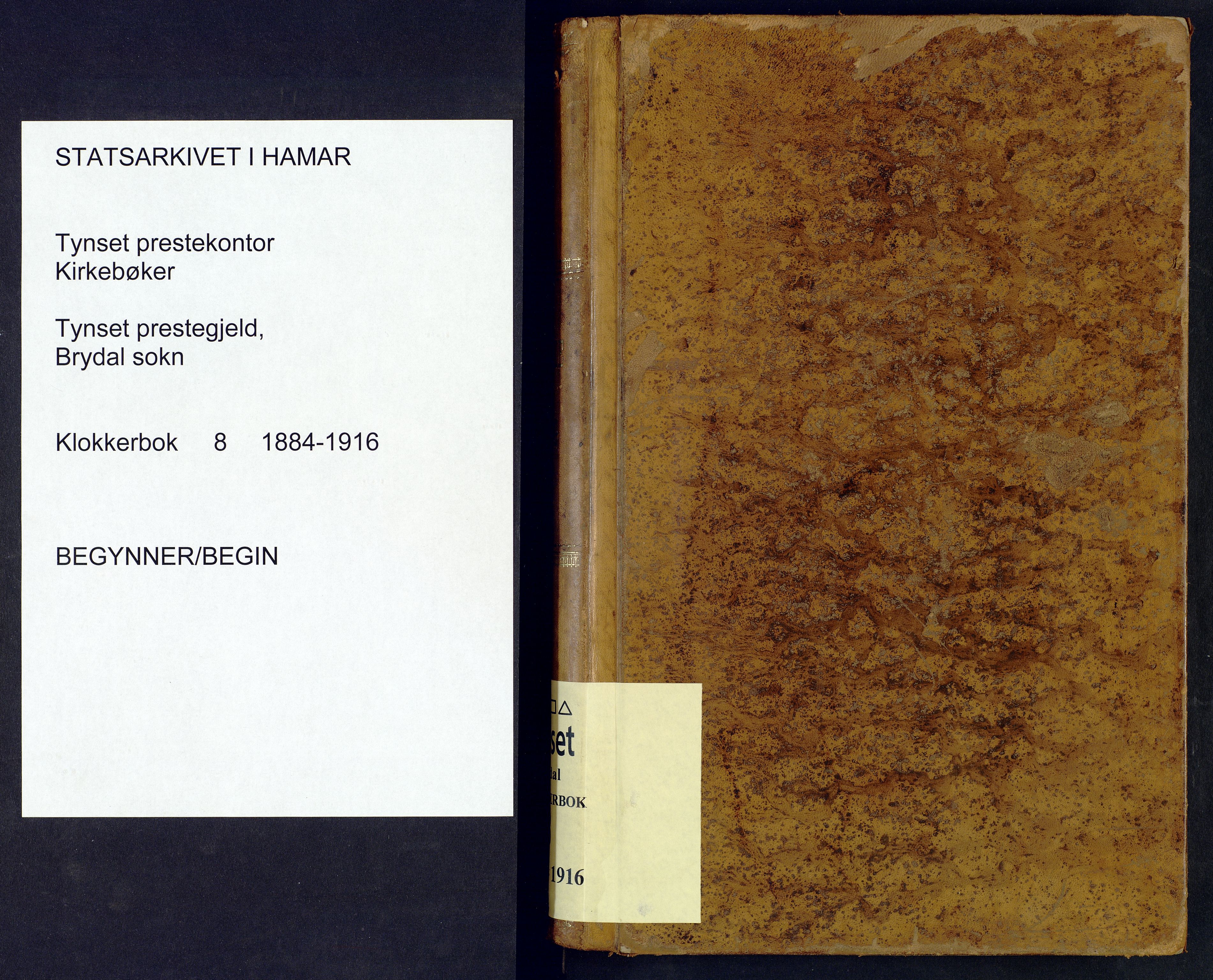 Tynset prestekontor, SAH/PREST-058/H/Ha/Hab/L0008: Parish register (copy) no. 8, 1884-1916