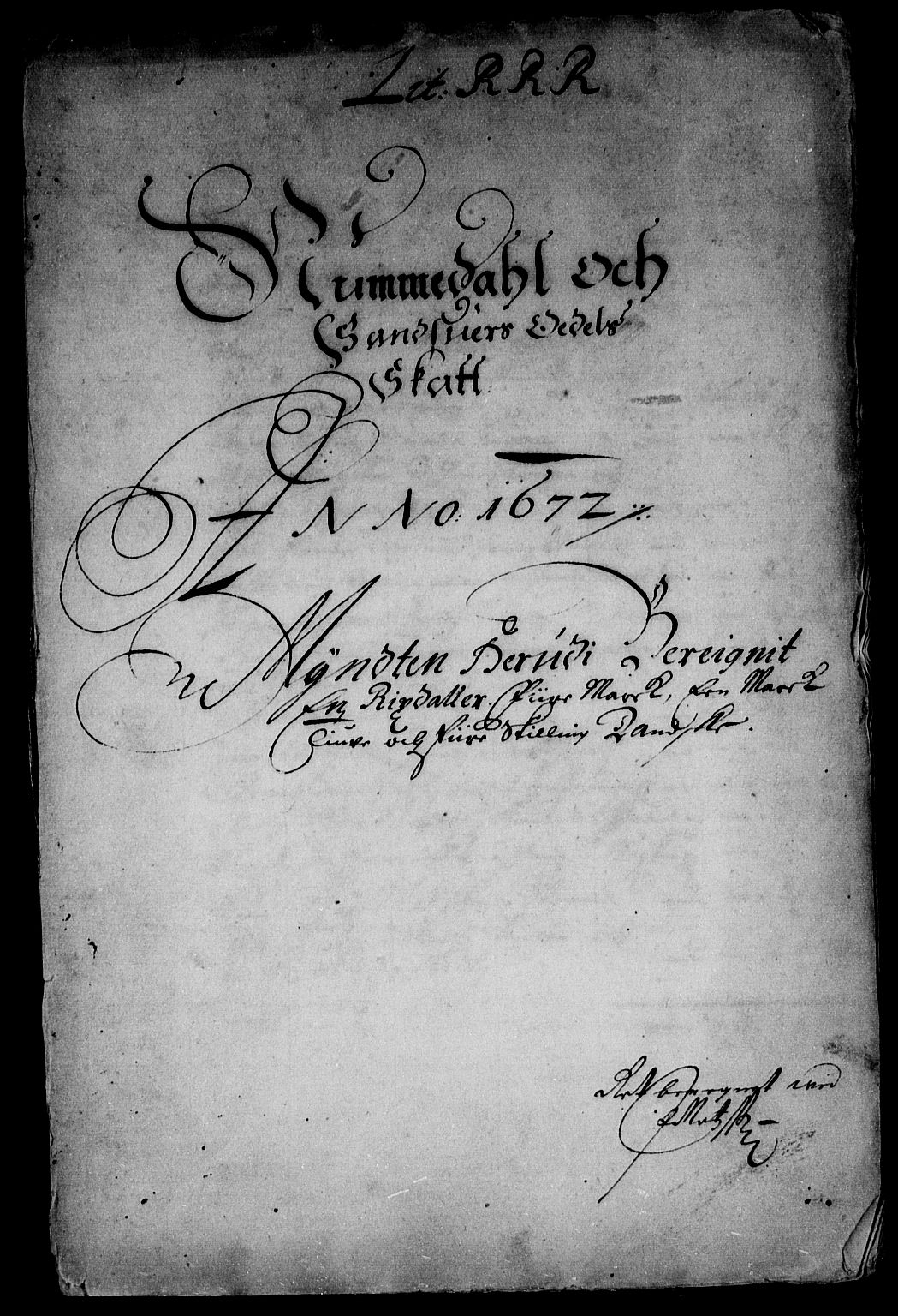 Rentekammeret inntil 1814, Reviderte regnskaper, Stiftamtstueregnskaper, Landkommissariatet på Akershus og Akershus stiftamt, AV/RA-EA-5869/R/Rb/L0086: Akershus stiftamt, 1672