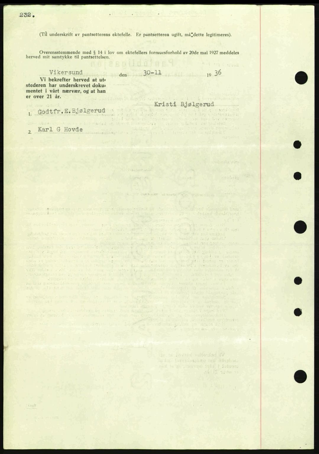 Eiker, Modum og Sigdal sorenskriveri, SAKO/A-123/G/Ga/Gab/L0034: Mortgage book no. A4, 1936-1937, Diary no: : 2917/1936