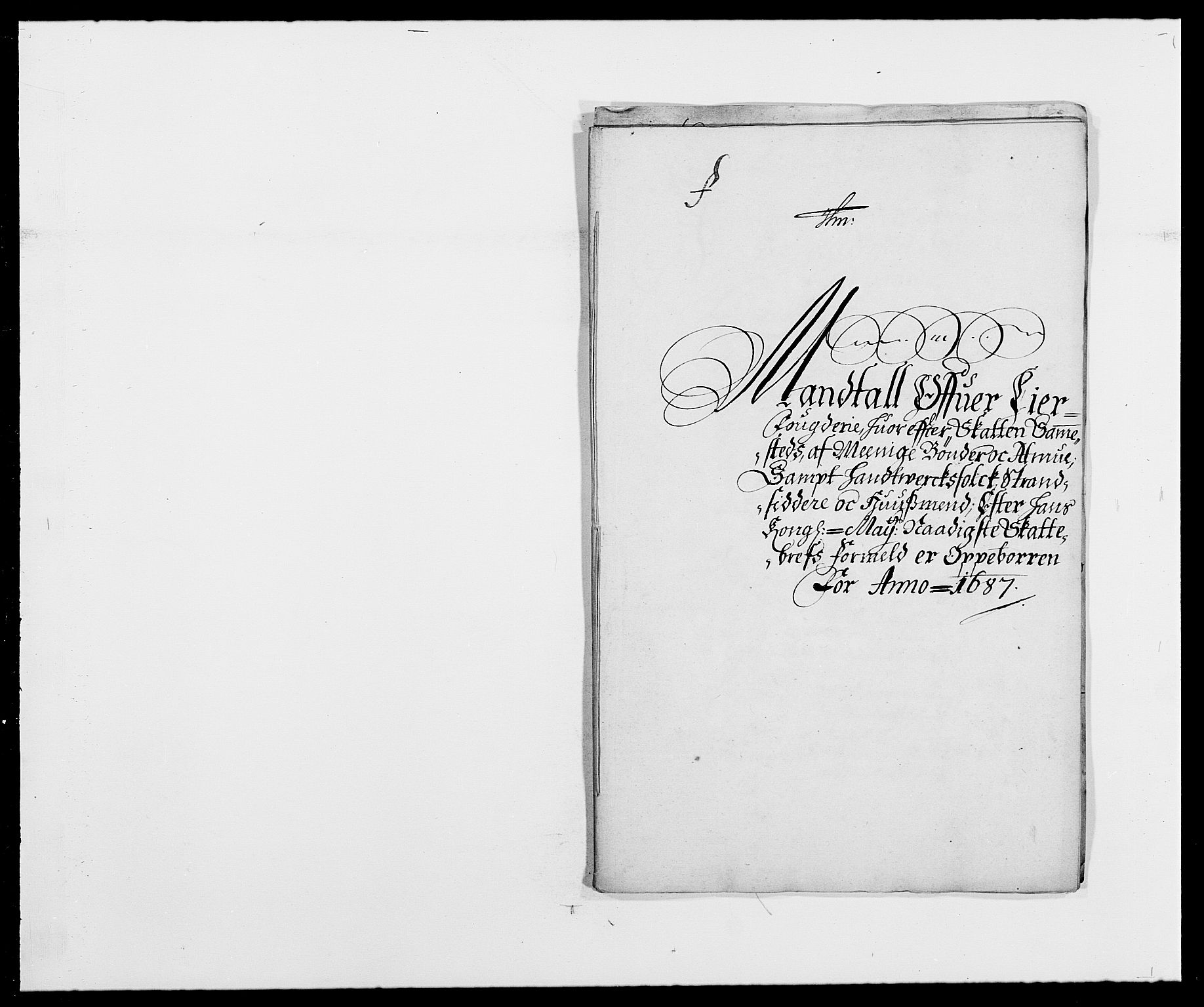 Rentekammeret inntil 1814, Reviderte regnskaper, Fogderegnskap, RA/EA-4092/R28/L1688: Fogderegnskap Eiker og Lier, 1687-1689, p. 42