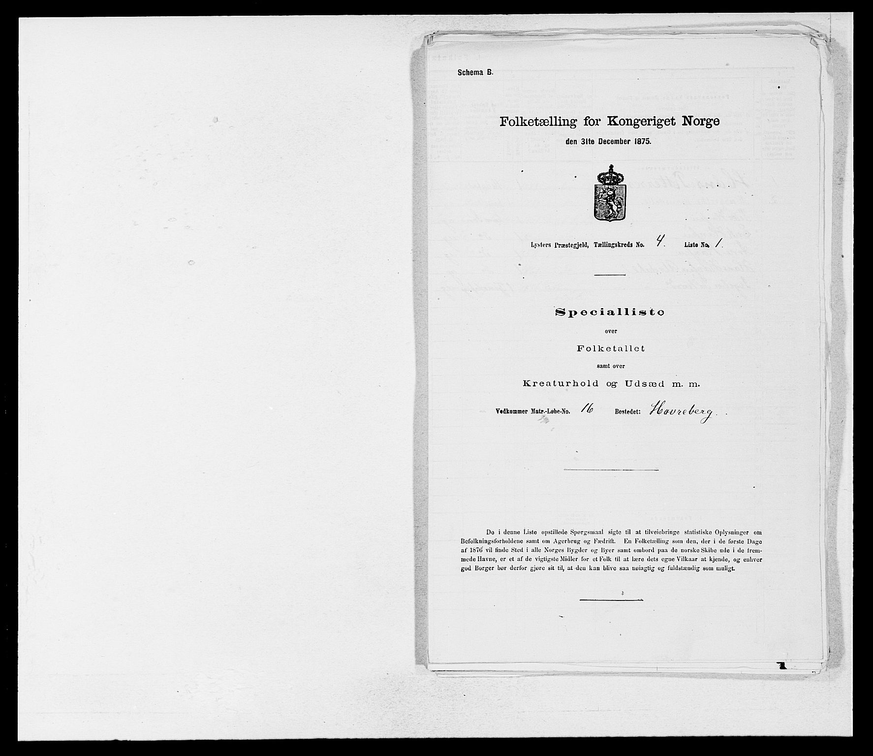 SAB, 1875 census for 1426P Luster, 1875, p. 700