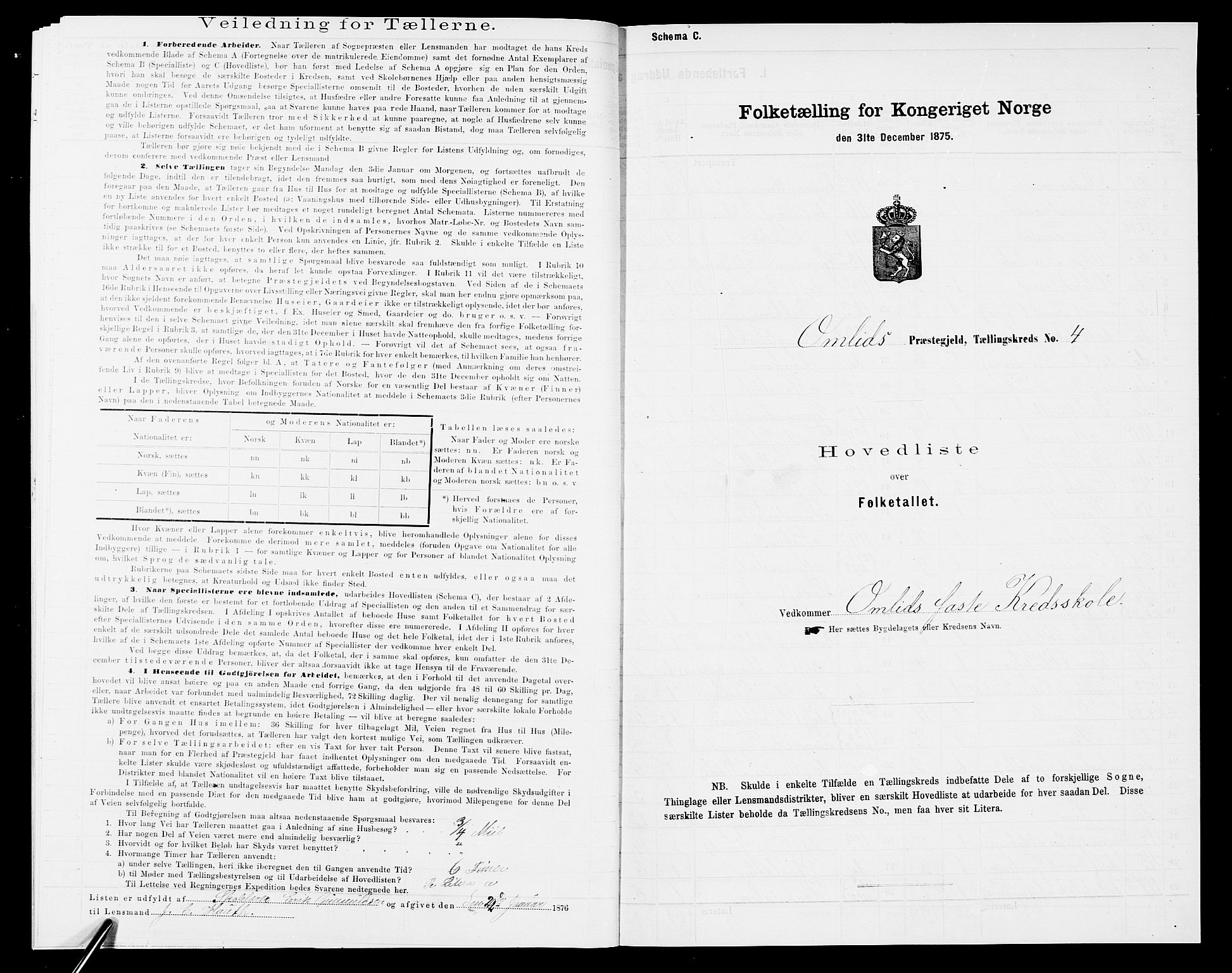 SAK, 1875 census for 0929P Åmli, 1875, p. 26