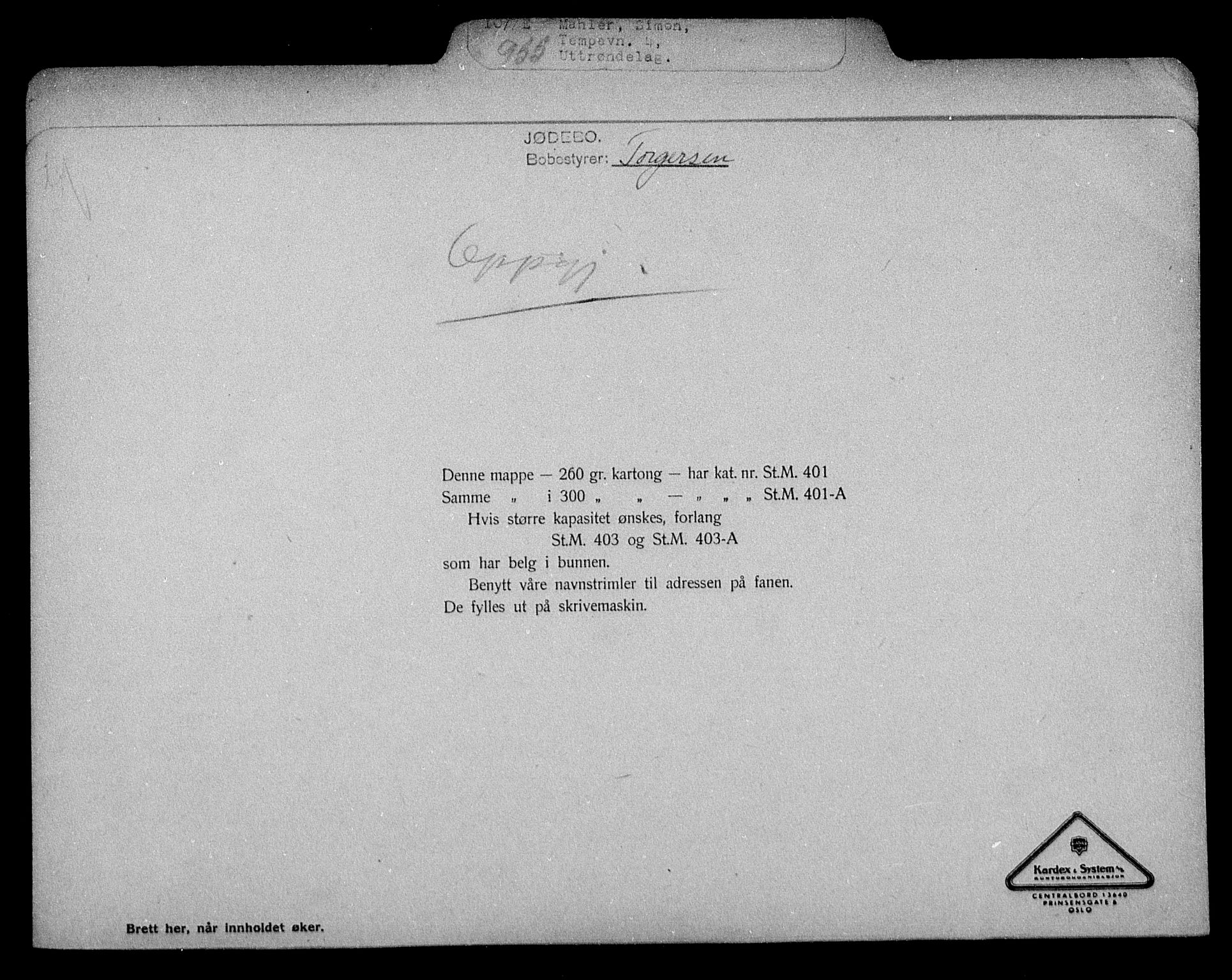 Justisdepartementet, Tilbakeføringskontoret for inndratte formuer, RA/S-1564/H/Hc/Hca/L0903: --, 1945-1947, p. 469