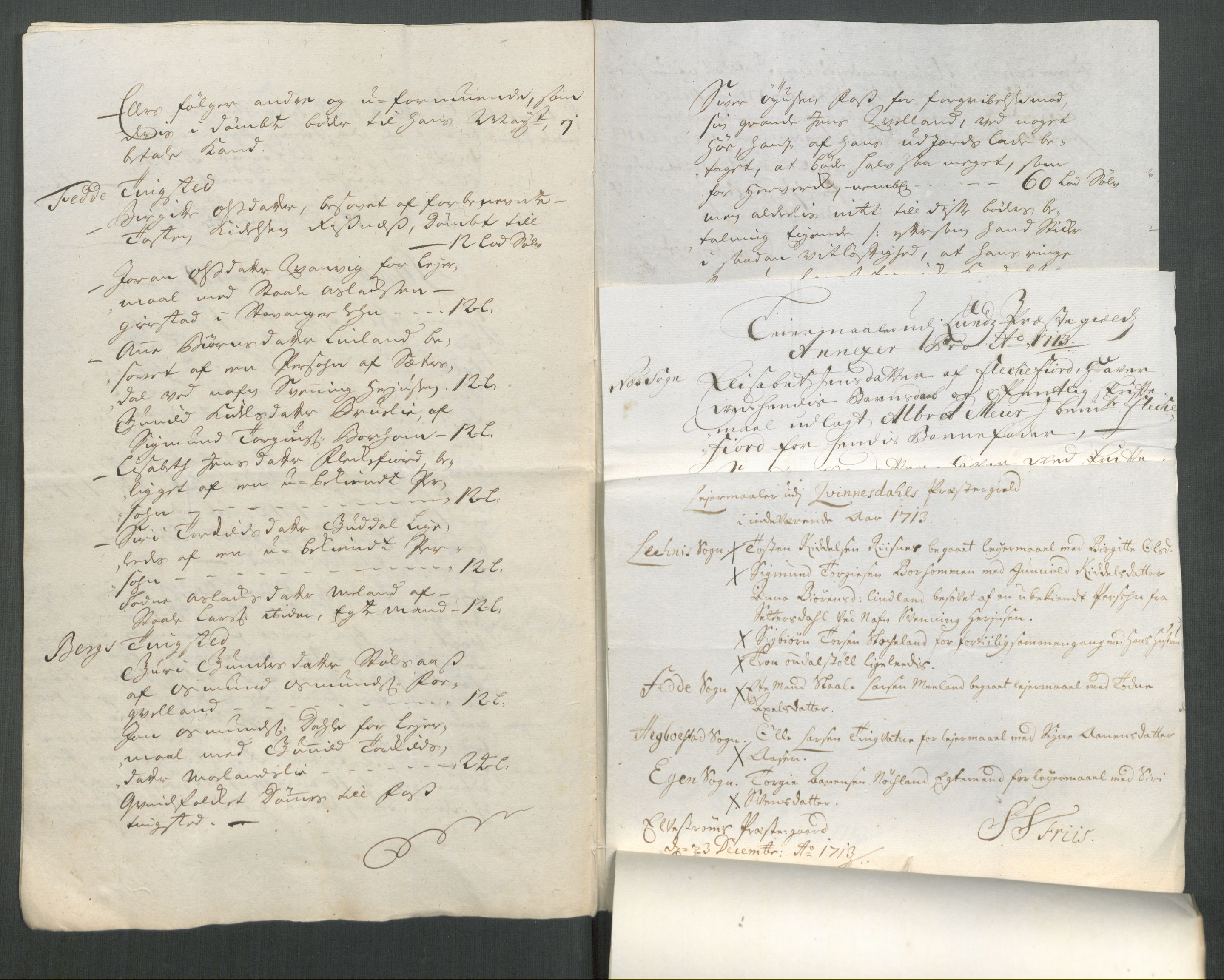 Rentekammeret inntil 1814, Reviderte regnskaper, Fogderegnskap, AV/RA-EA-4092/R43/L2556: Fogderegnskap Lista og Mandal, 1713, p. 375