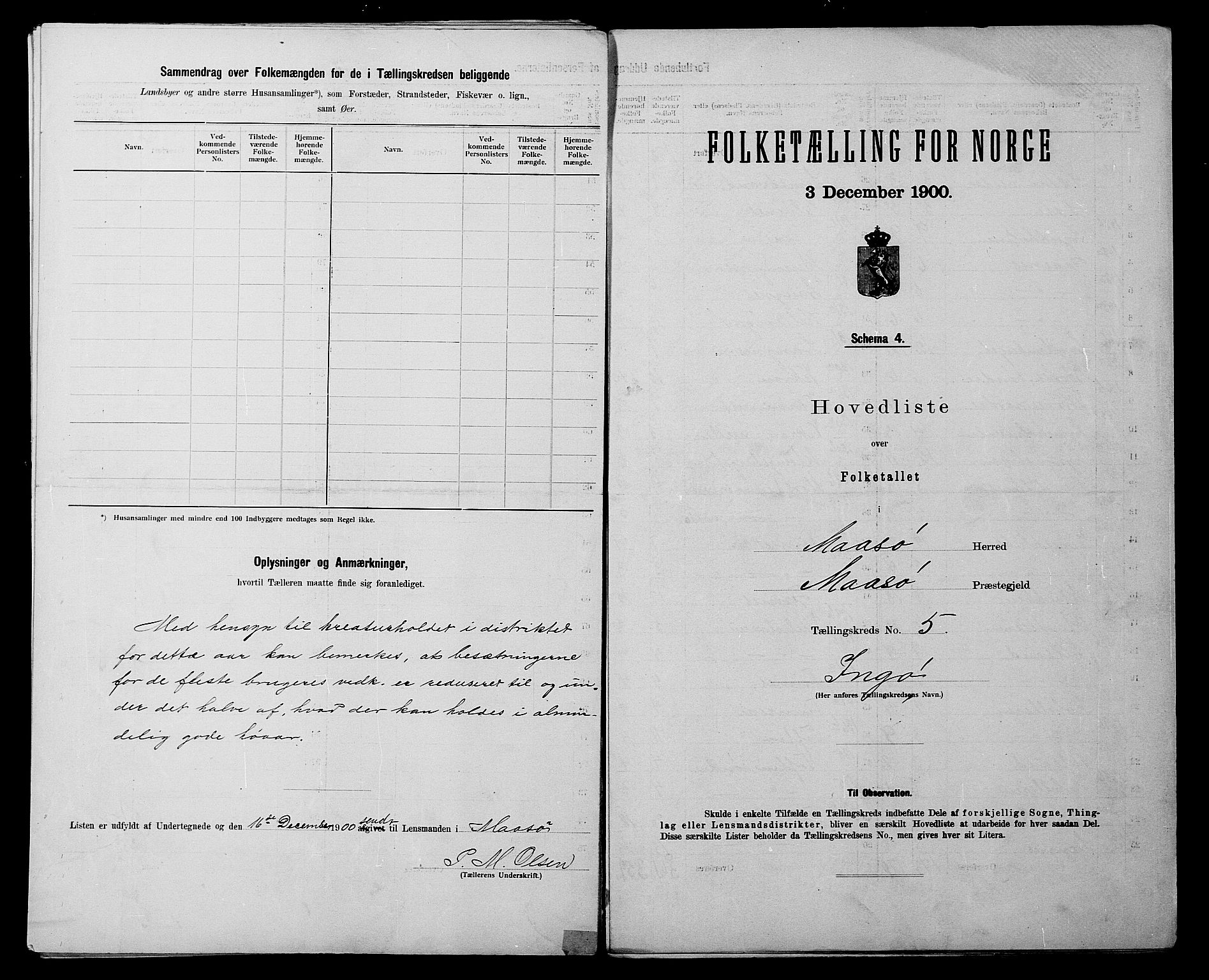 SATØ, 1900 census for Måsøy, 1900, p. 12