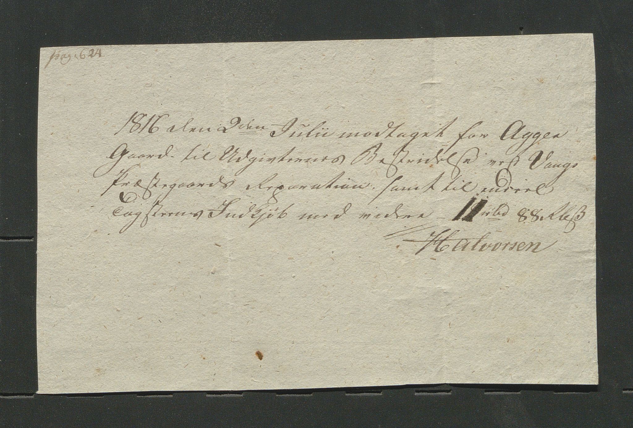 Åker i Vang, Hedmark, og familien Todderud, AV/SAH-ARK-010/E/Ec/L0001: Korrespondanse ordnet etter emne, 1772-1907, p. 165