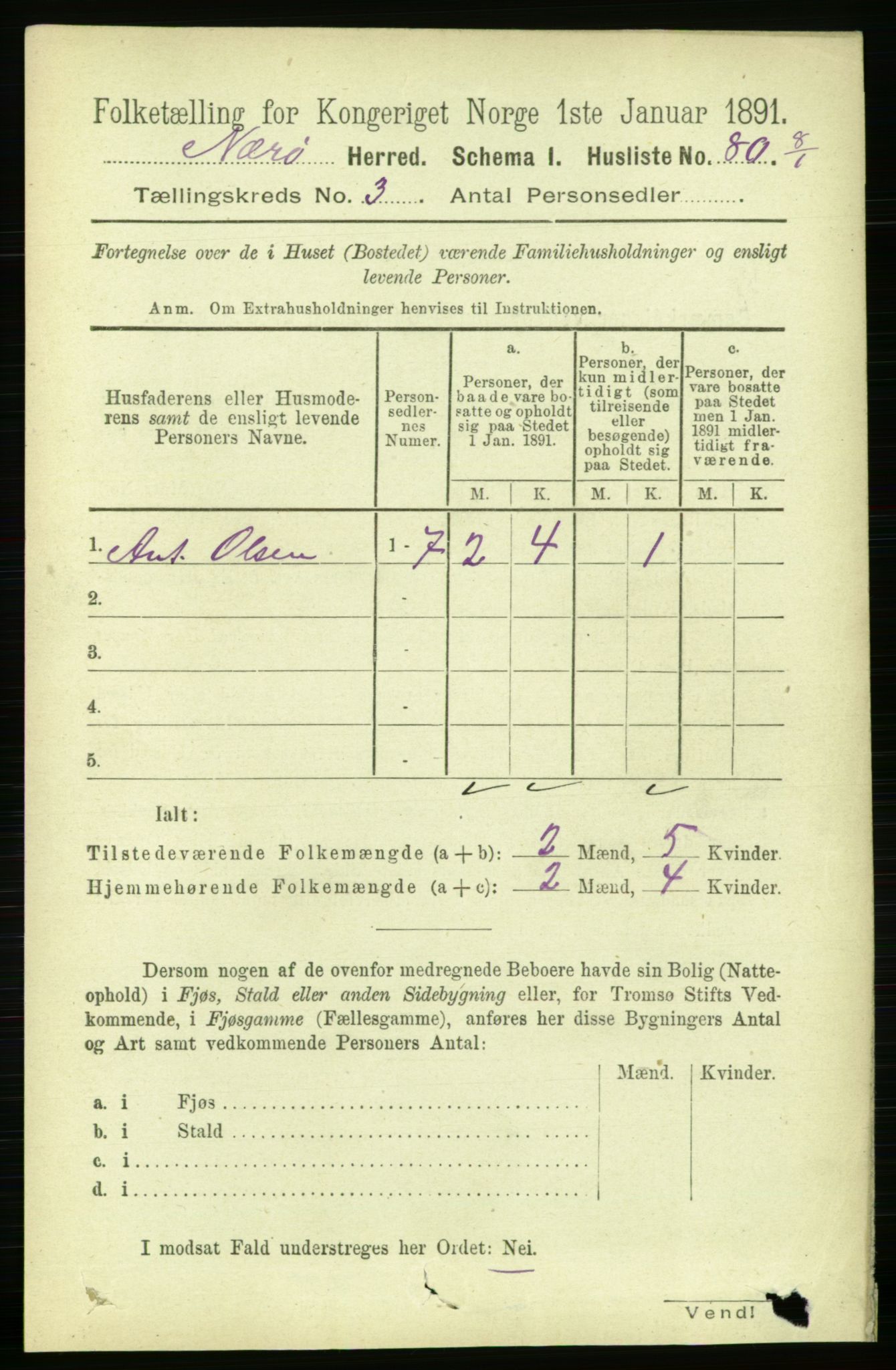 RA, 1891 census for 1751 Nærøy, 1891, p. 1296