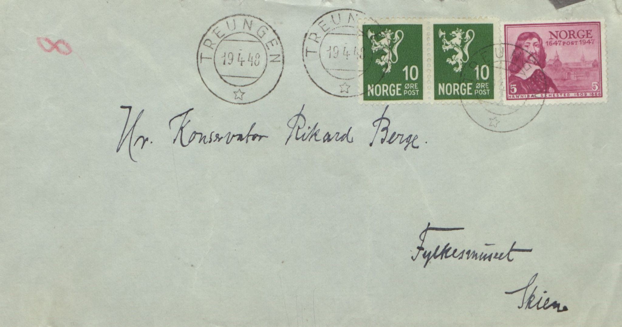 Rikard Berge, TEMU/TGM-A-1003/F/L0018/0057: 600-656 / 656 Brev til Rikard Berge, 17 nr,, 1910-1950, p. 8