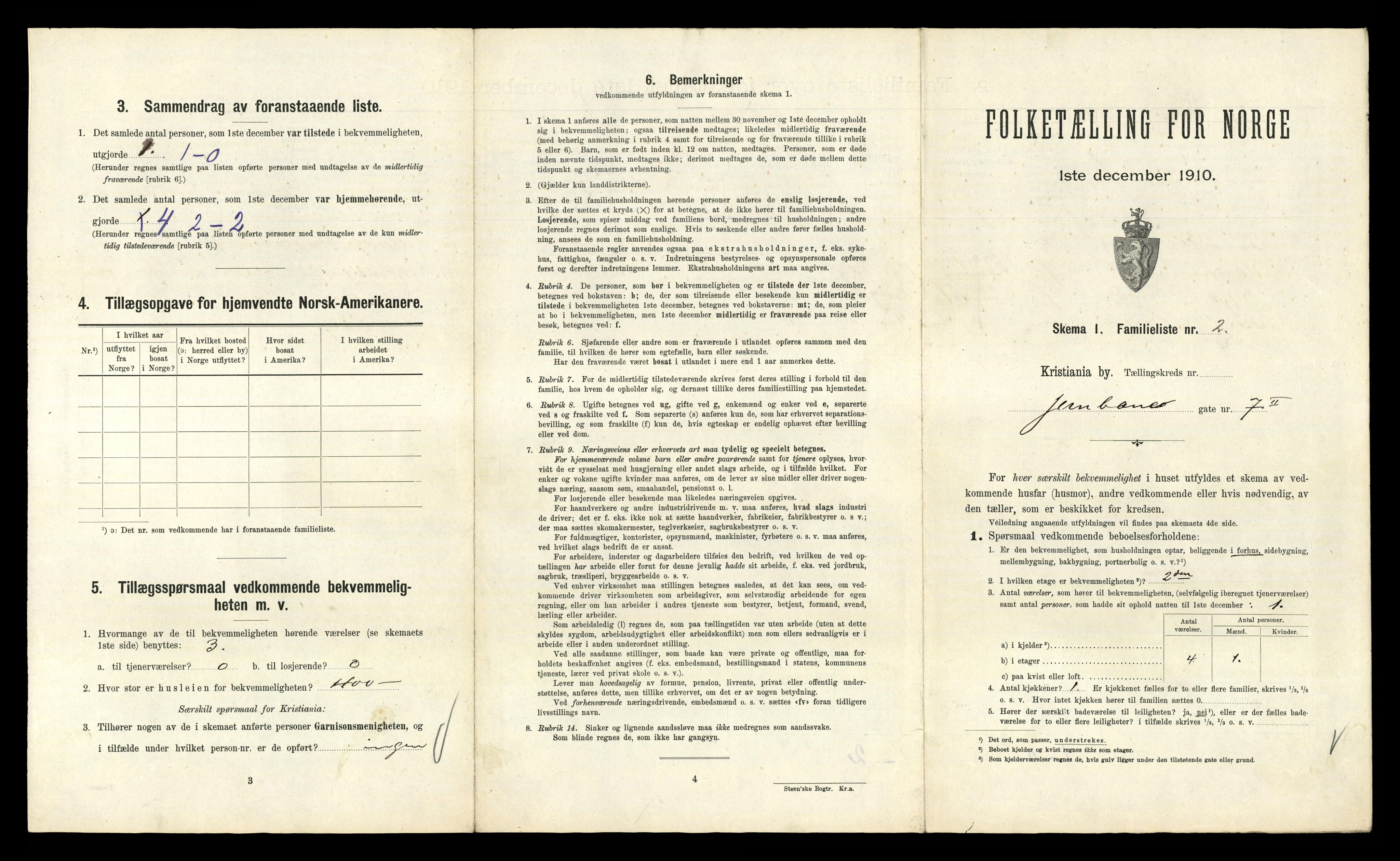 RA, 1910 census for Kristiania, 1910, p. 45741