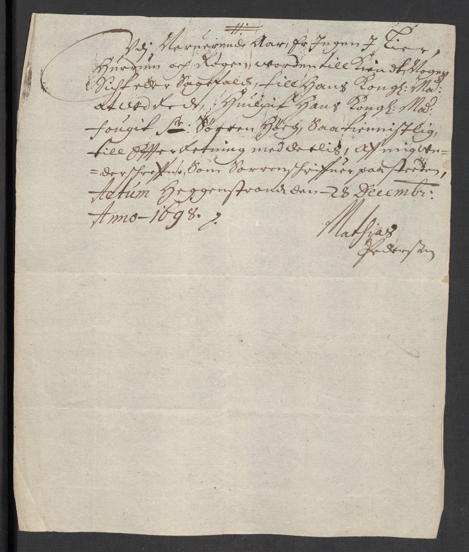 Rentekammeret inntil 1814, Reviderte regnskaper, Fogderegnskap, RA/EA-4092/R30/L1696: Fogderegnskap Hurum, Røyken, Eiker og Lier, 1698-1699, p. 16