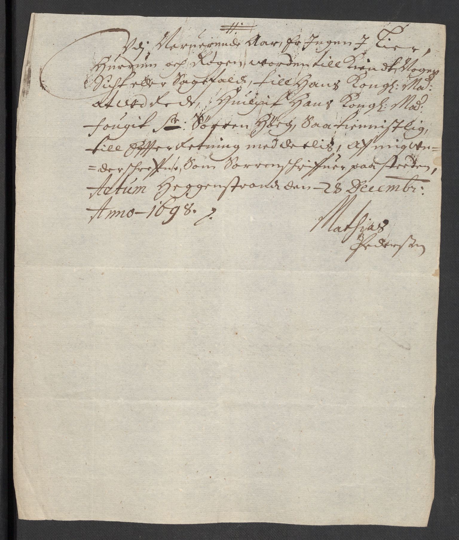 Rentekammeret inntil 1814, Reviderte regnskaper, Fogderegnskap, AV/RA-EA-4092/R30/L1696: Fogderegnskap Hurum, Røyken, Eiker og Lier, 1698-1699, p. 16