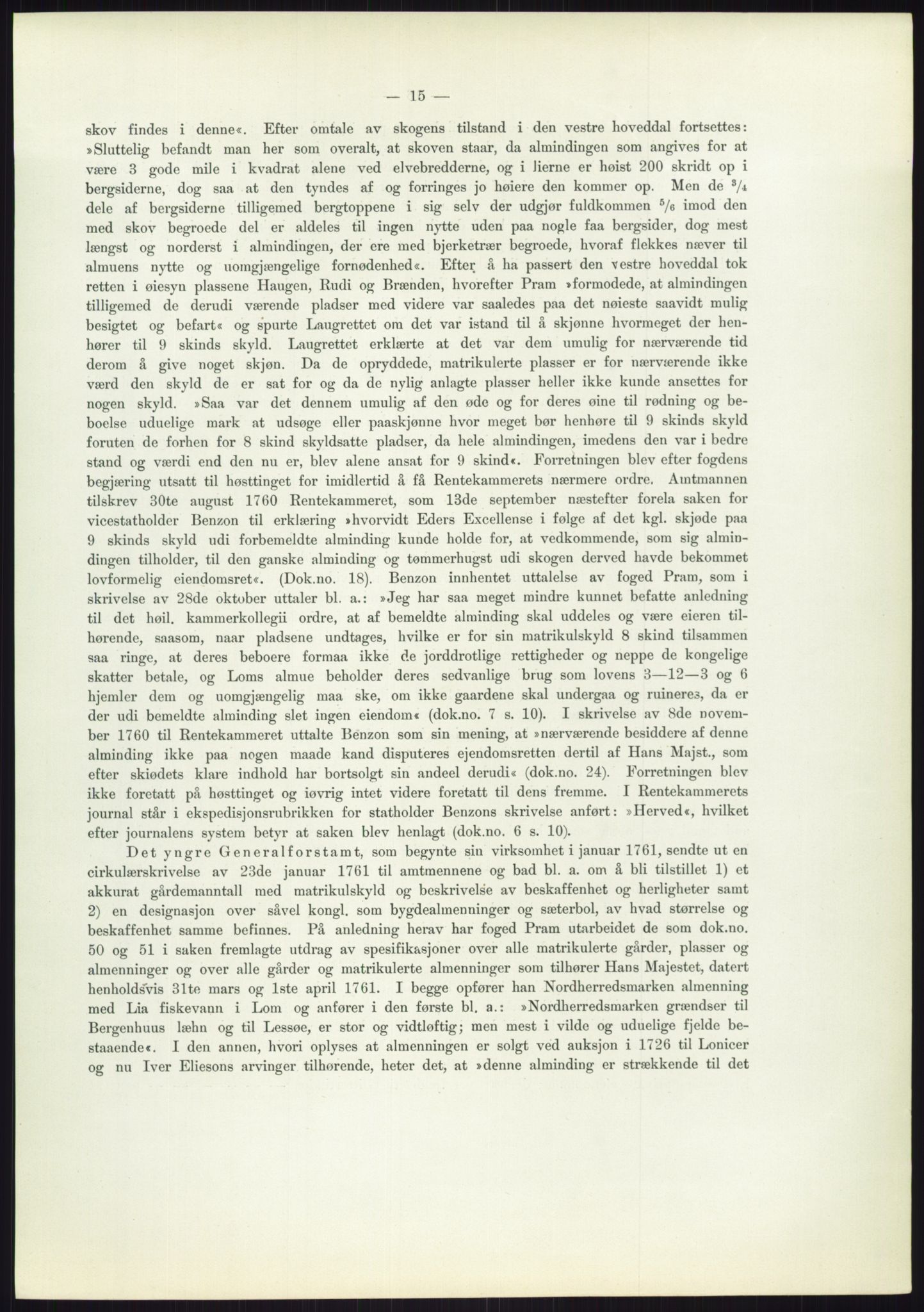 Høyfjellskommisjonen, AV/RA-S-1546/X/Xa/L0001: Nr. 1-33, 1909-1953, p. 2924